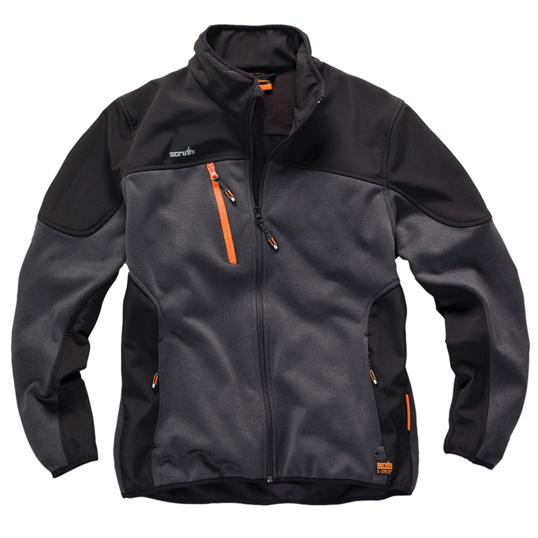 Scruffs Trade Tech Softshell Charcoal Jacket Men's Workwear Work Coat S