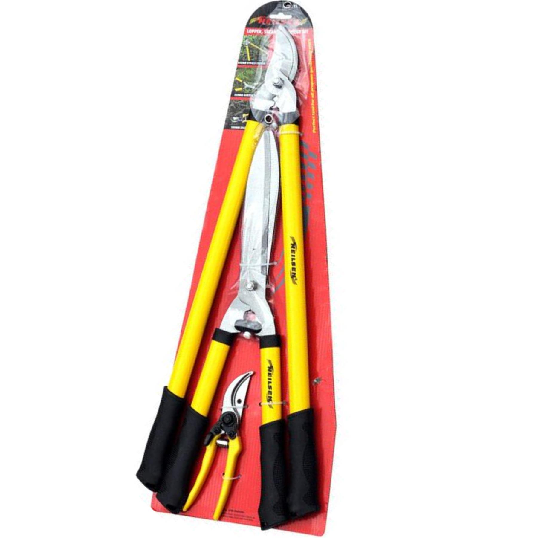 Neilsen 3pc Tree Lopper Shears Secateurs Hedge Garden Pruning Plier
