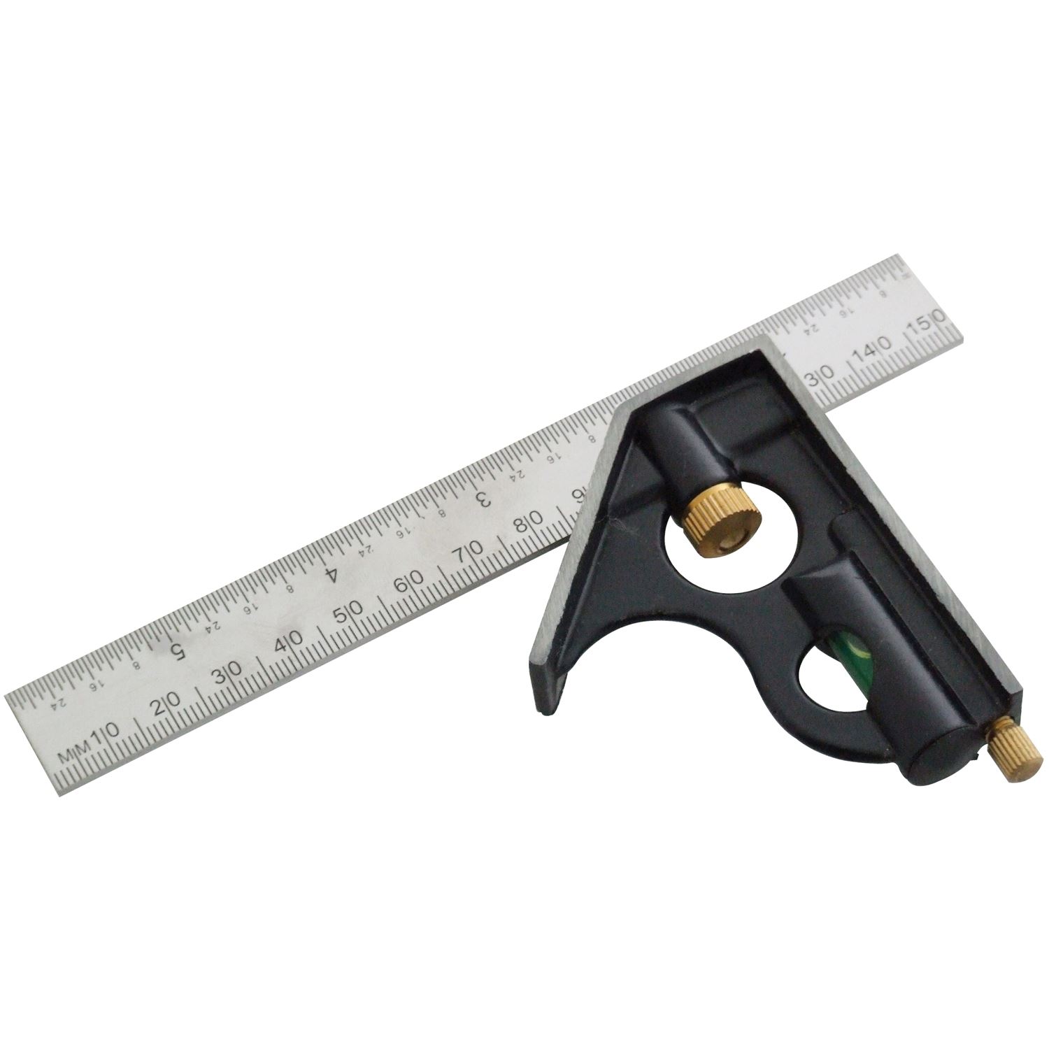 Neilsen 12-Inch (300mm) Adjustable Combination Square - Metal Sliding Angle Finder & Ruler