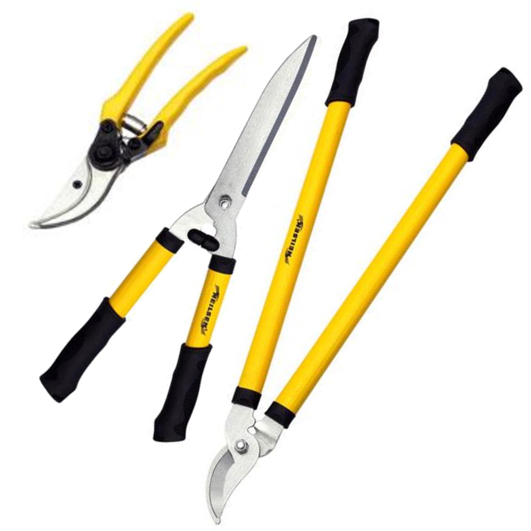 Neilsen 3pc Tree Lopper Shears Secateurs Hedge Garden Pruning Plier