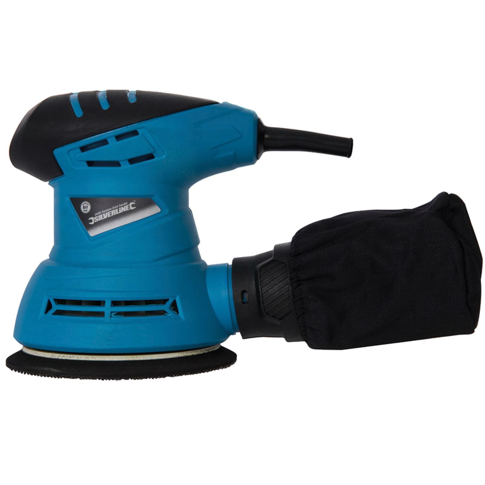 Silverline Electric Random Orbital Palm Sander With 12 Sanding Sheets
