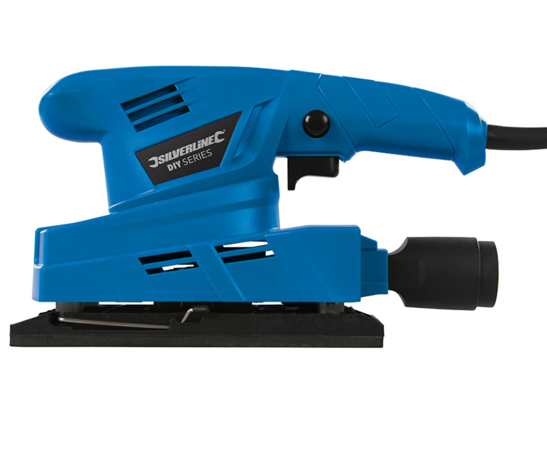 Silverline Flat Orbital Sander Electric Sanding Power Tool Machine 135W