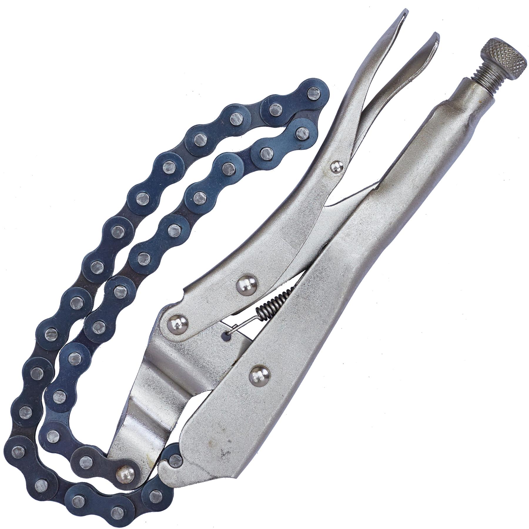 BlueSpot Adjustable Locking Mole Grip Chain Wrench Pliers Pipe Oil