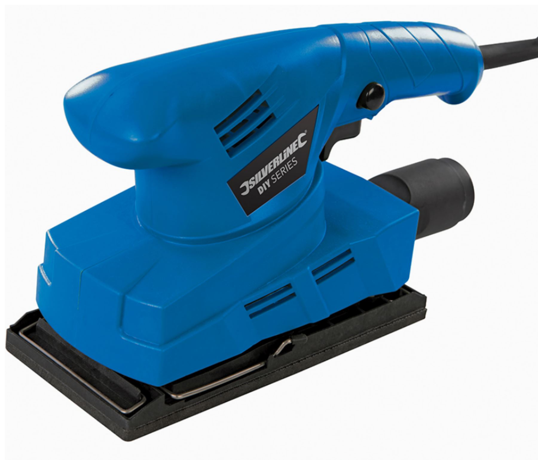 Silverline Flat Orbital Sander Electric Sanding Power Tool Machine 135W