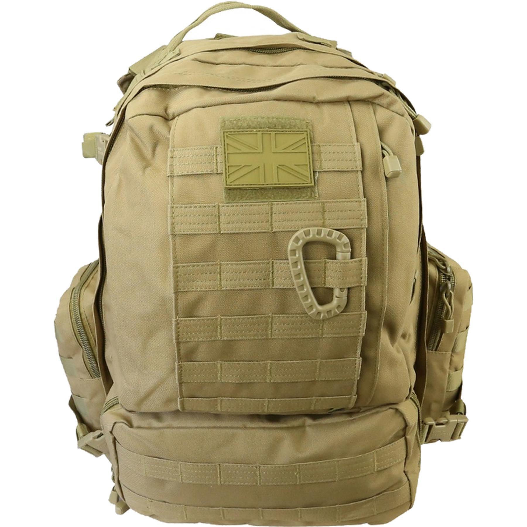 Sac à Dos Tactique Kombat UK Viking Patrol 60L – Camouflage, Molle Système, Idéal Militaire Ou Outdoor