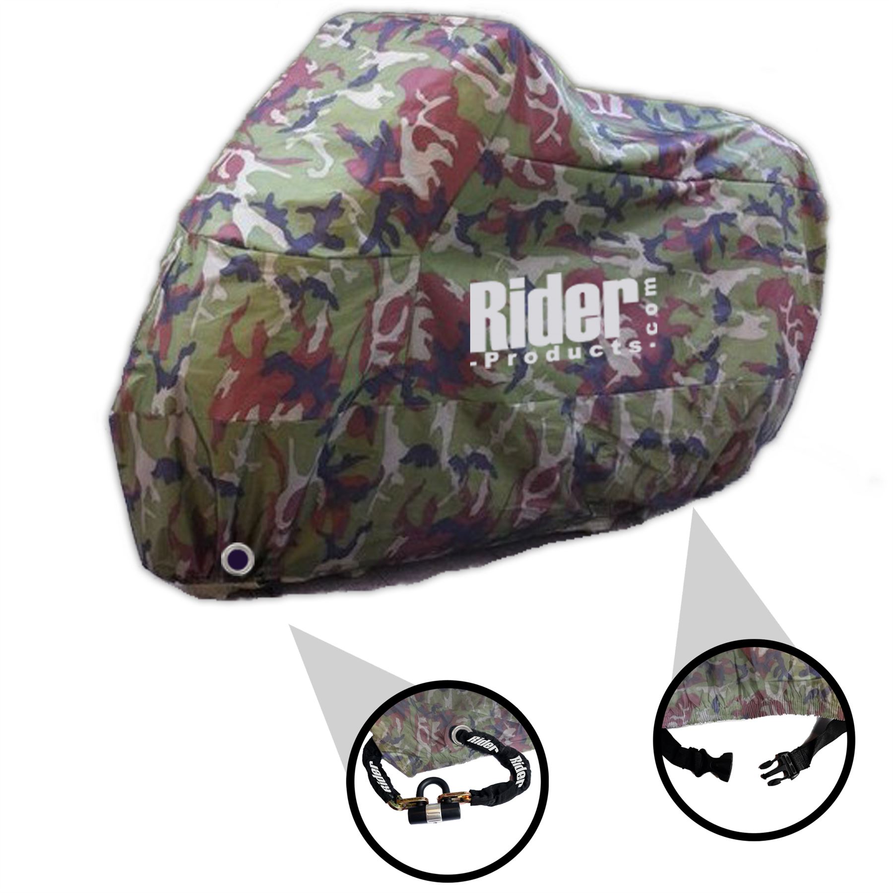Wing Mirrors World SINNIS APACHE 125 Rider Products Waterproof Motorcycle Cover Motorbike Black