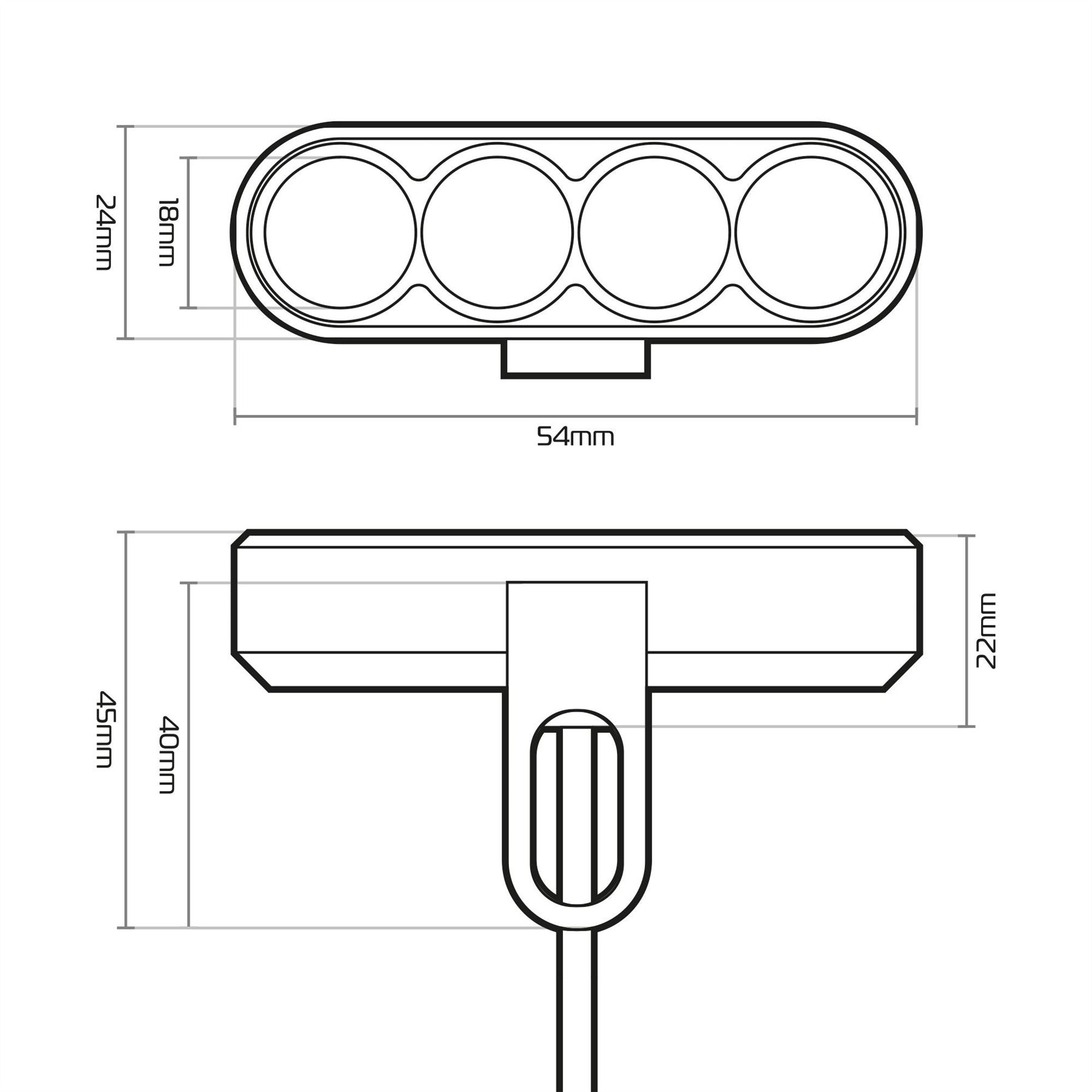 Oxford Motorcycle LED DRL Front Lights Fits MOTO-GUZZI MGX-21