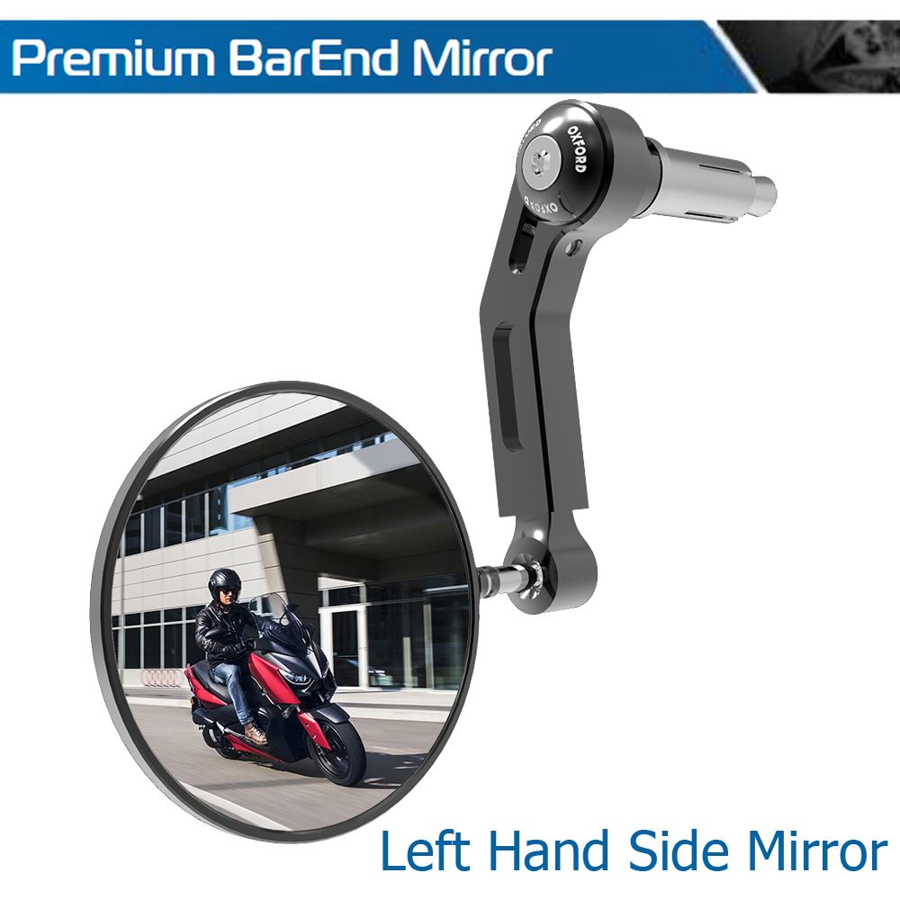 Oxford OX711 Motorcycle Premium BarEnd Mirror LHS Fits YAMAHA XJ6