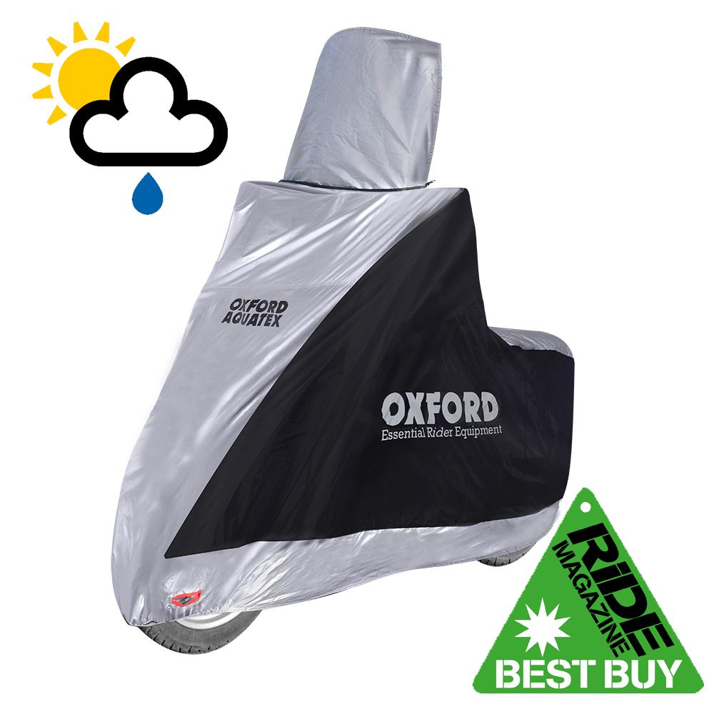 HONDA C90 Oxford Aquatex Waterproof Motorbike Silver Black Bike Cover