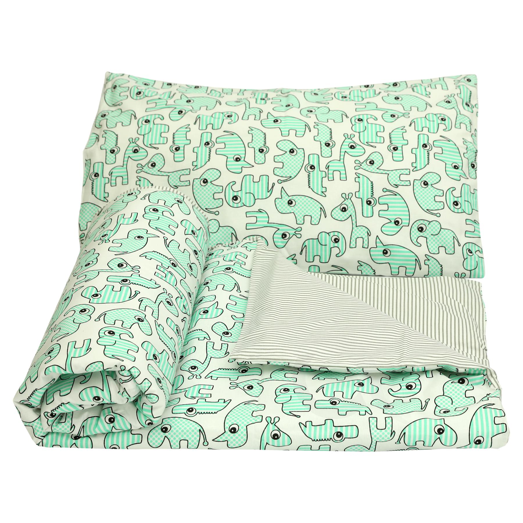 Juego de funda nórdica y funda de almohada reversible para cuna - 90 x 120 cm - Imagen 38 de 59