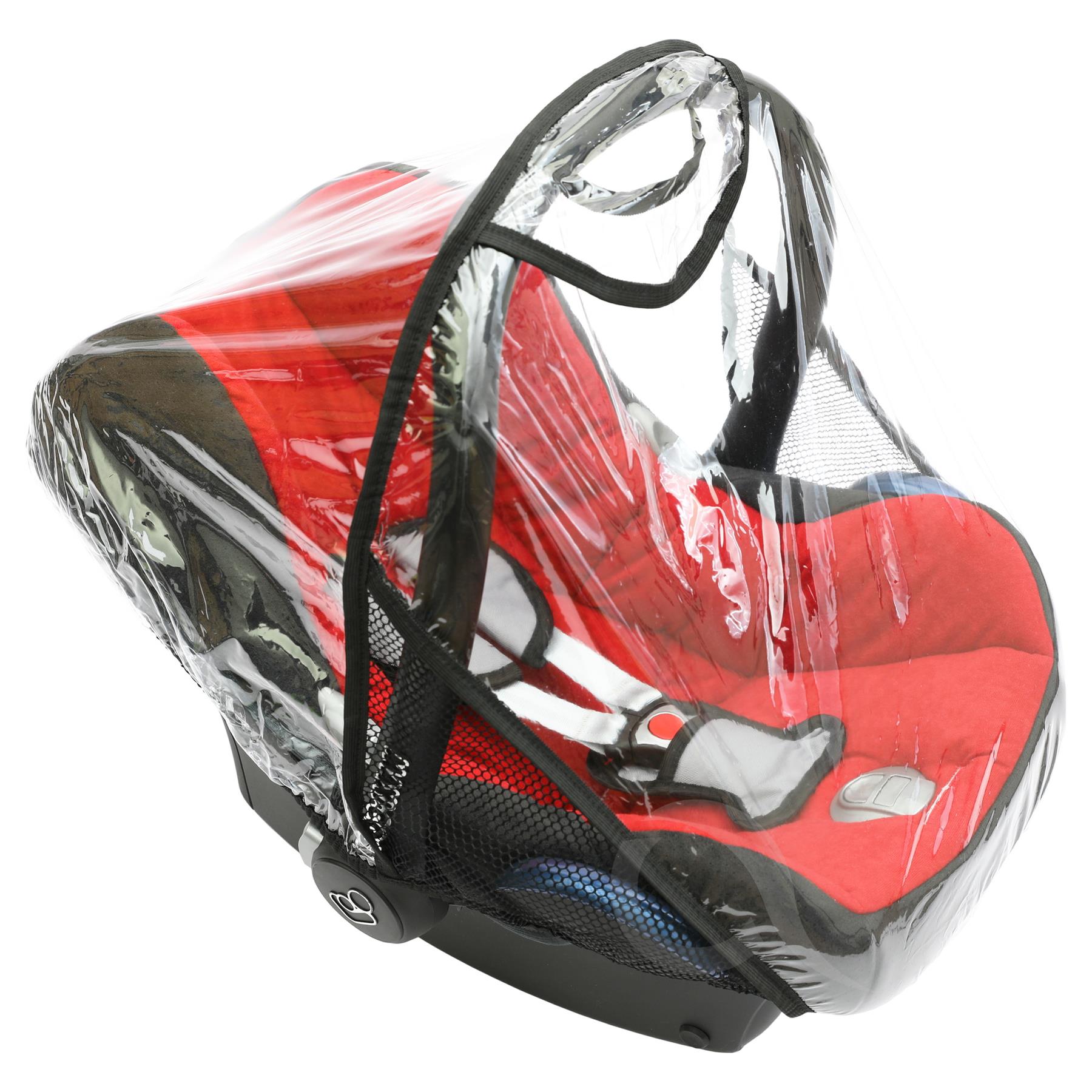 Baby Car Seat Clear Plastic Rain Canopy Shield Toddler Cot Cover Rain Protector - Picture 5 of 15