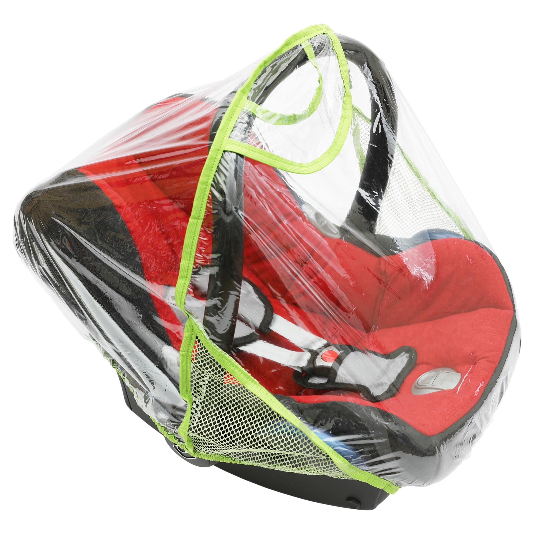 Baby Car Seat Clear Plastic Rain Canopy Shield Toddler Cot Cover Rain Protector - Picture 8 of 15