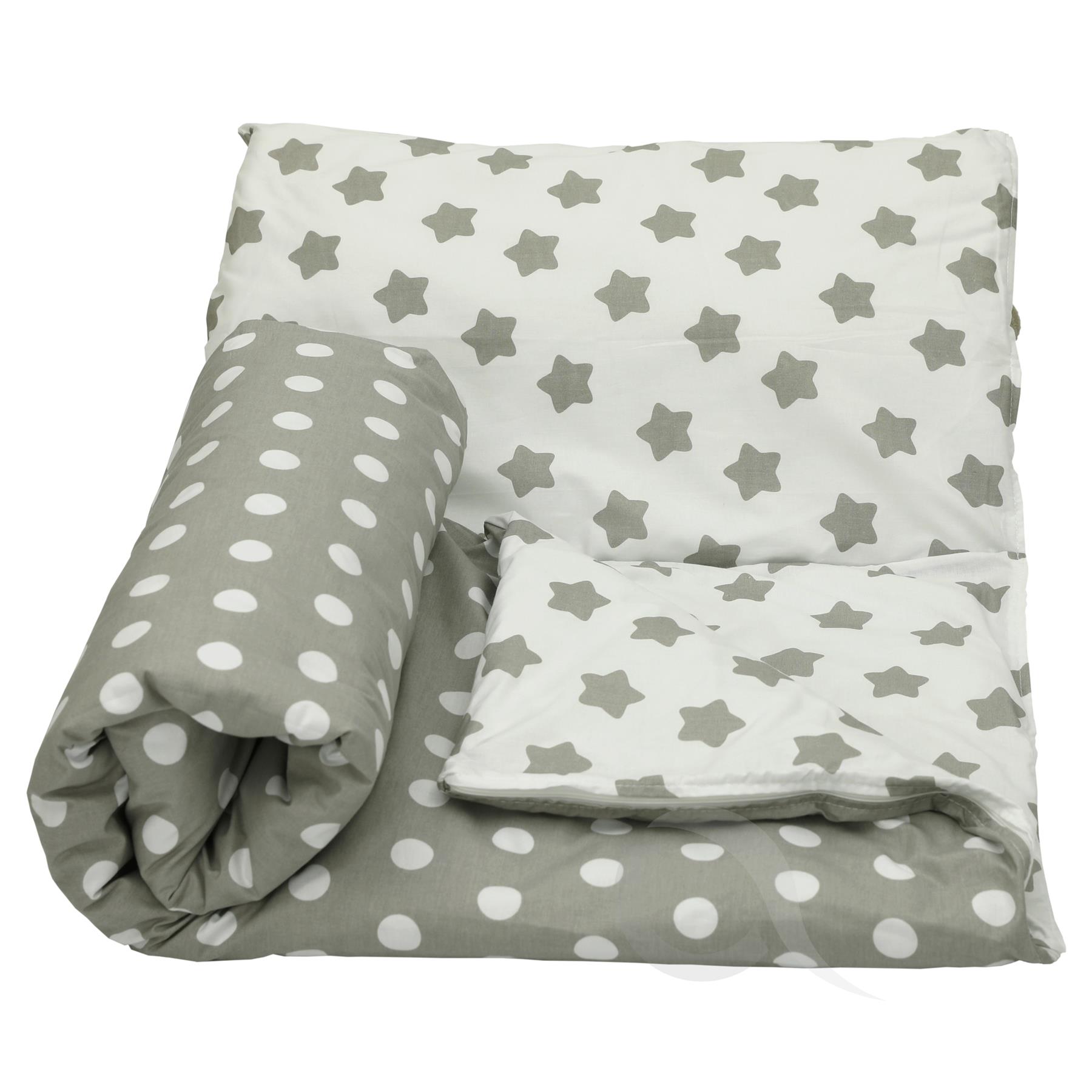 Juego de funda nórdica y funda de almohada reversible para cuna - 90 x 120 cm - Imagen 23 de 59