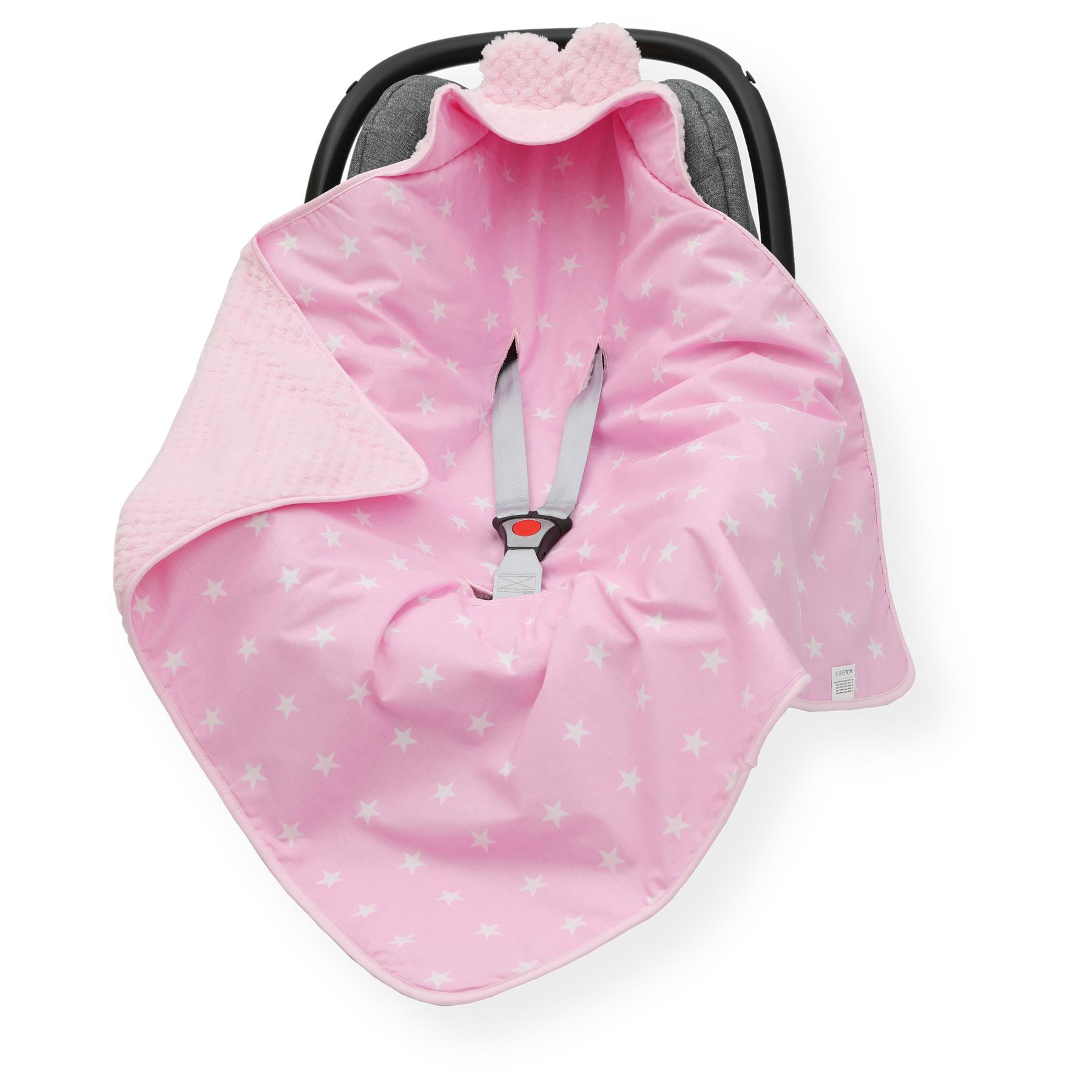 Coperta SEGGIOLINO AUTO inserto bambino comode dita dei piedi manicotto cotone e cialda visone - Foto 63 di 76