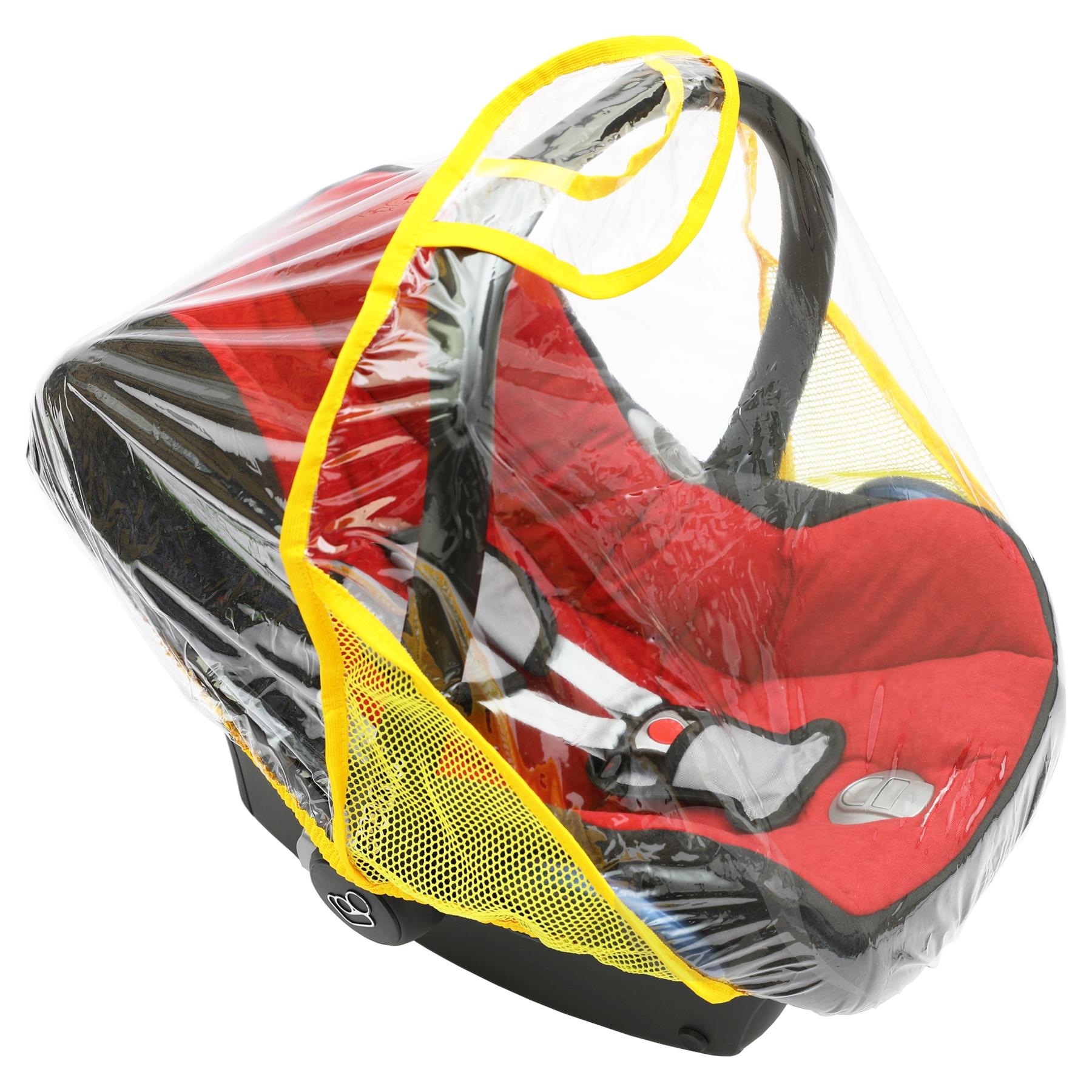Baby Car Seat Clear Plastic Rain Canopy Shield Toddler Cot Cover Rain Protector - Picture 15 of 15