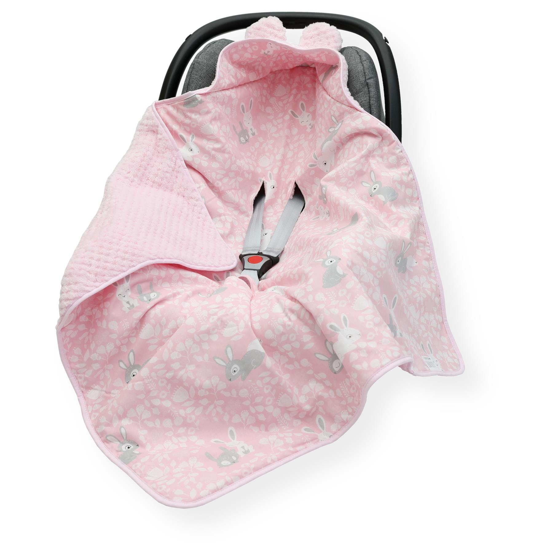 Coperta SEGGIOLINO AUTO inserto bambino comode dita dei piedi manicotto cotone e cialda visone - Foto 59 di 76
