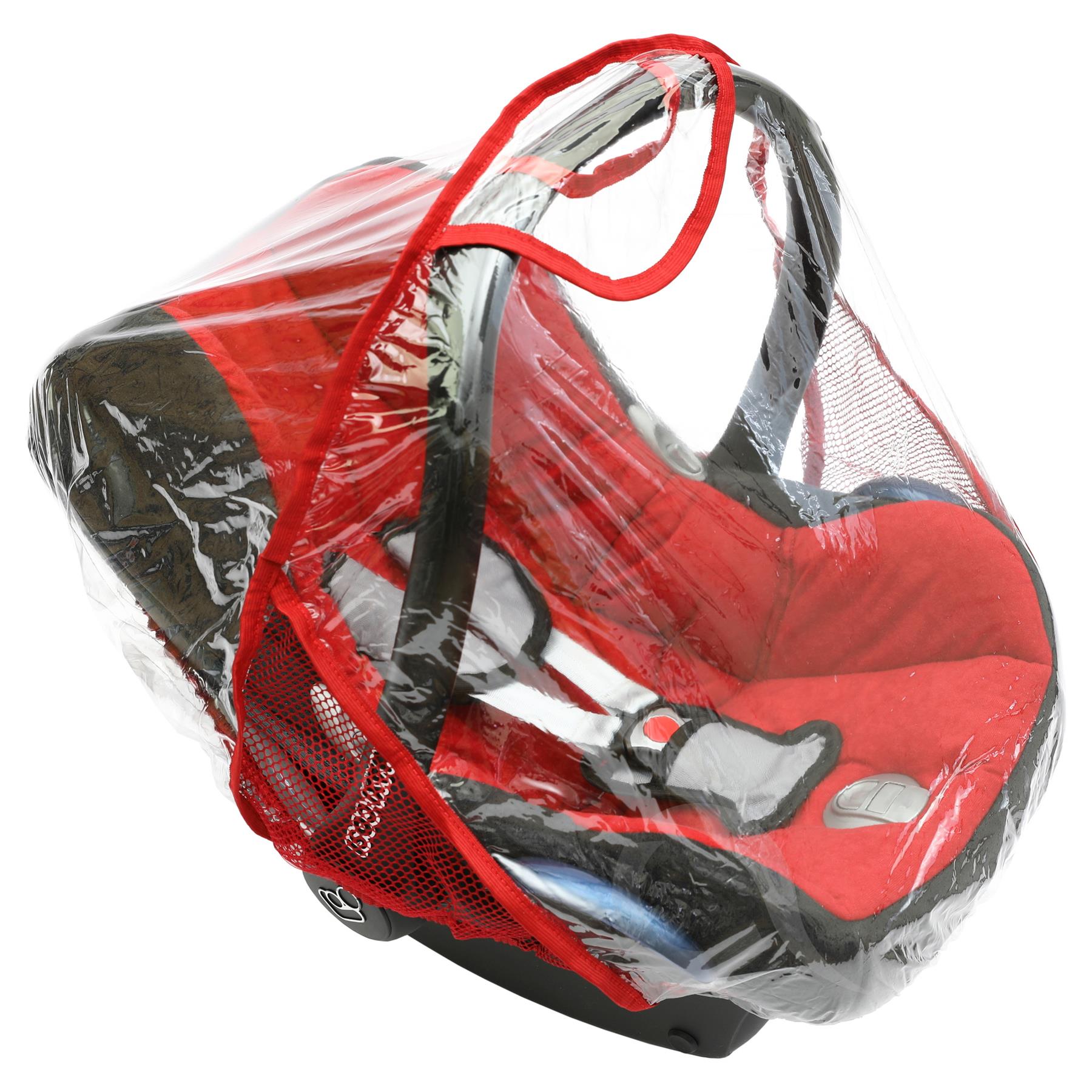 Baby Car Seat Clear Plastic Rain Canopy Shield Toddler Cot Cover Rain Protector - Picture 13 of 15