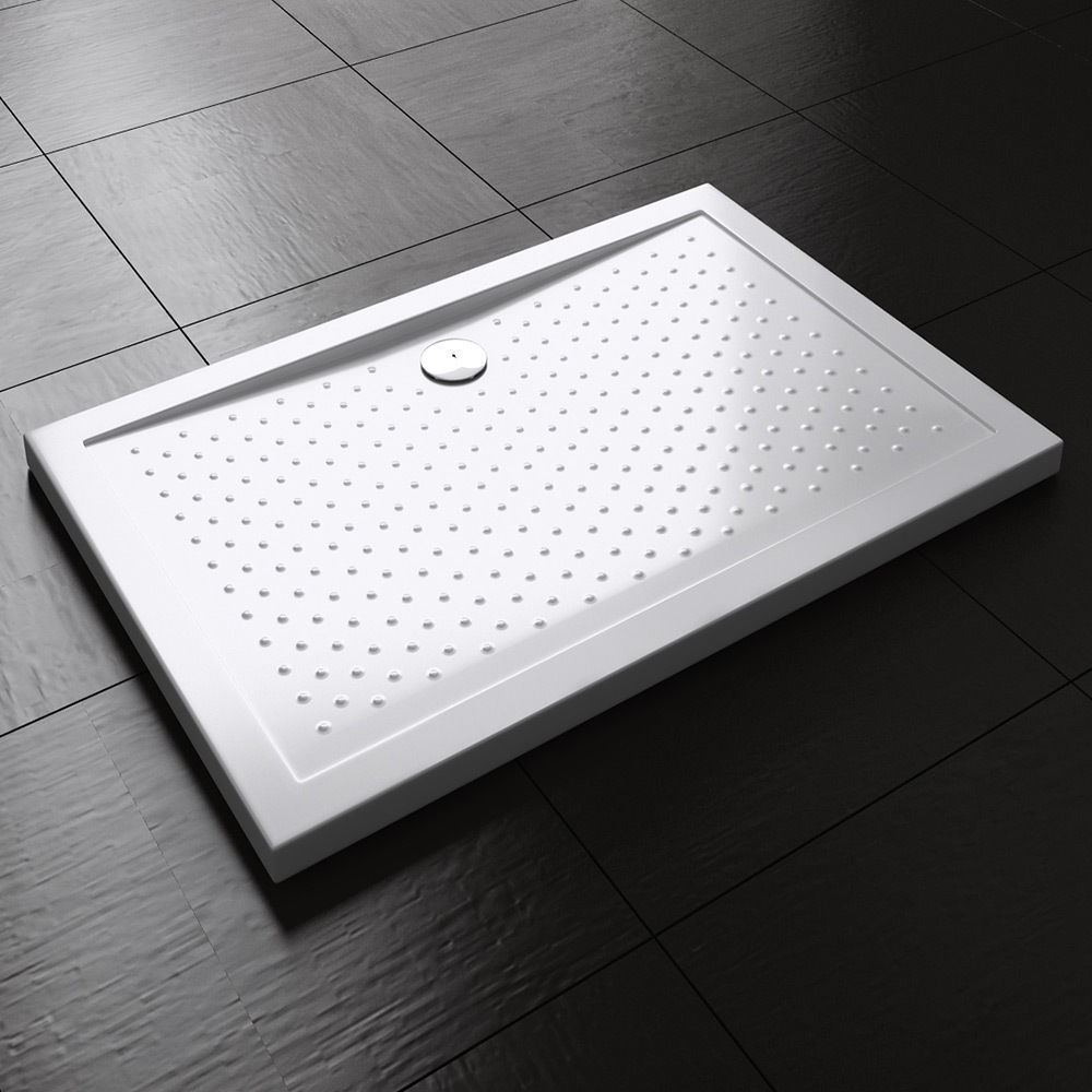 Durovin Shower Tray Square Rectangle Various Sizes Safety AntiSlip Non