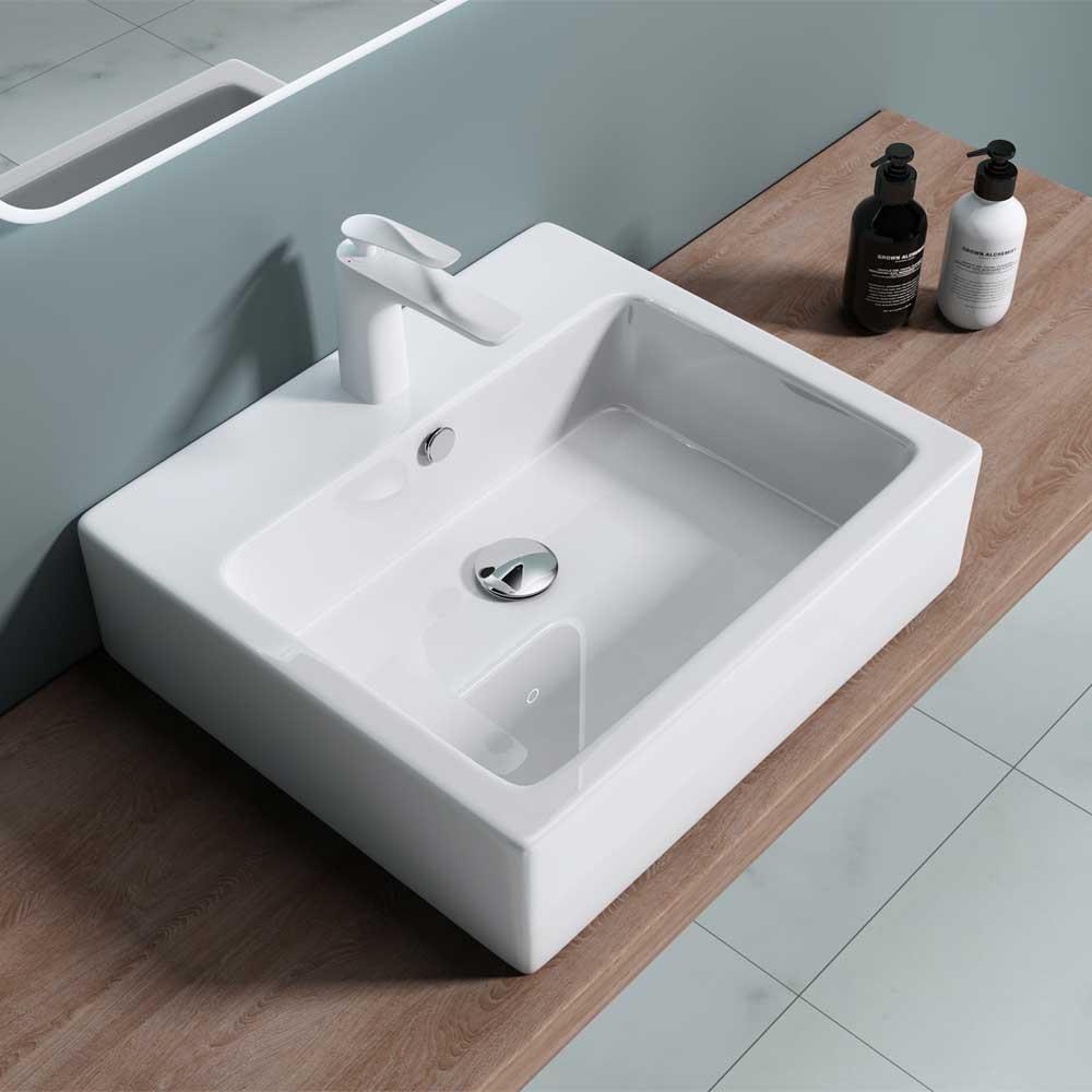 Bathroom Wash Basin Vanity Ceramic Stone Counter Top Wall Hung Full Range Sinks - Picture 18 of 44