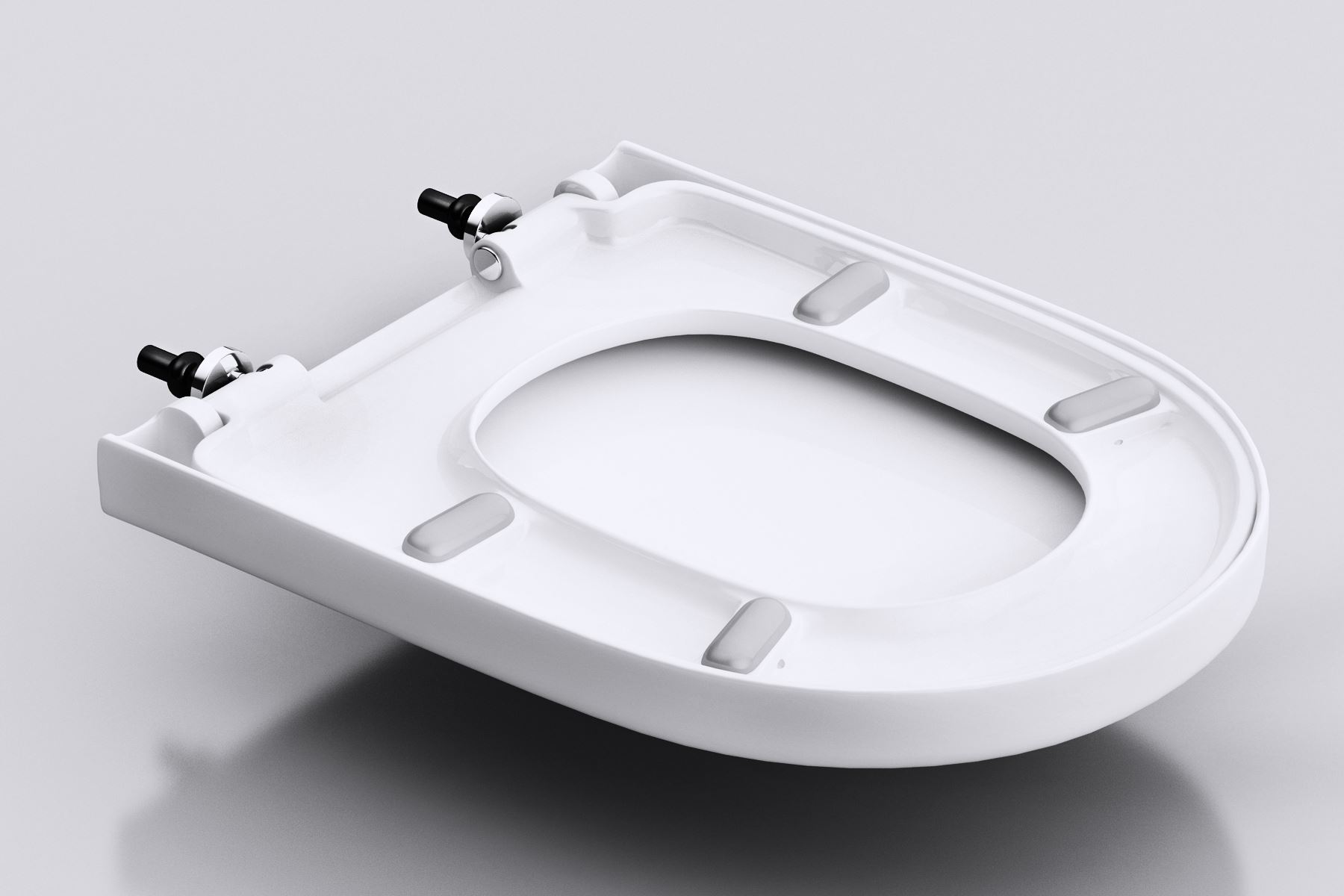 Durovin Bathroom Toilet Seat Range PP Material Glossy White Various