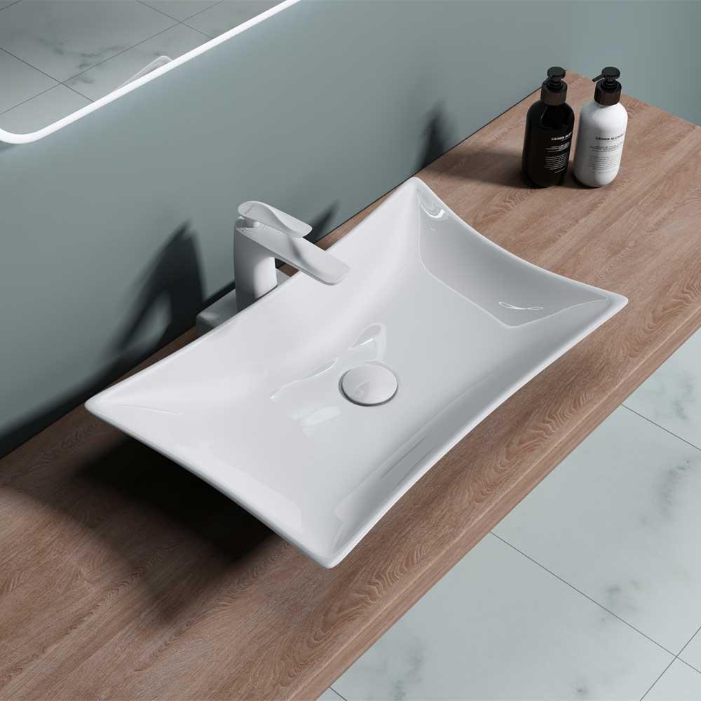 Bathroom Wash Basin Vanity Ceramic Stone Counter Top Wall Hung Full Range Sinks - Picture 24 of 44