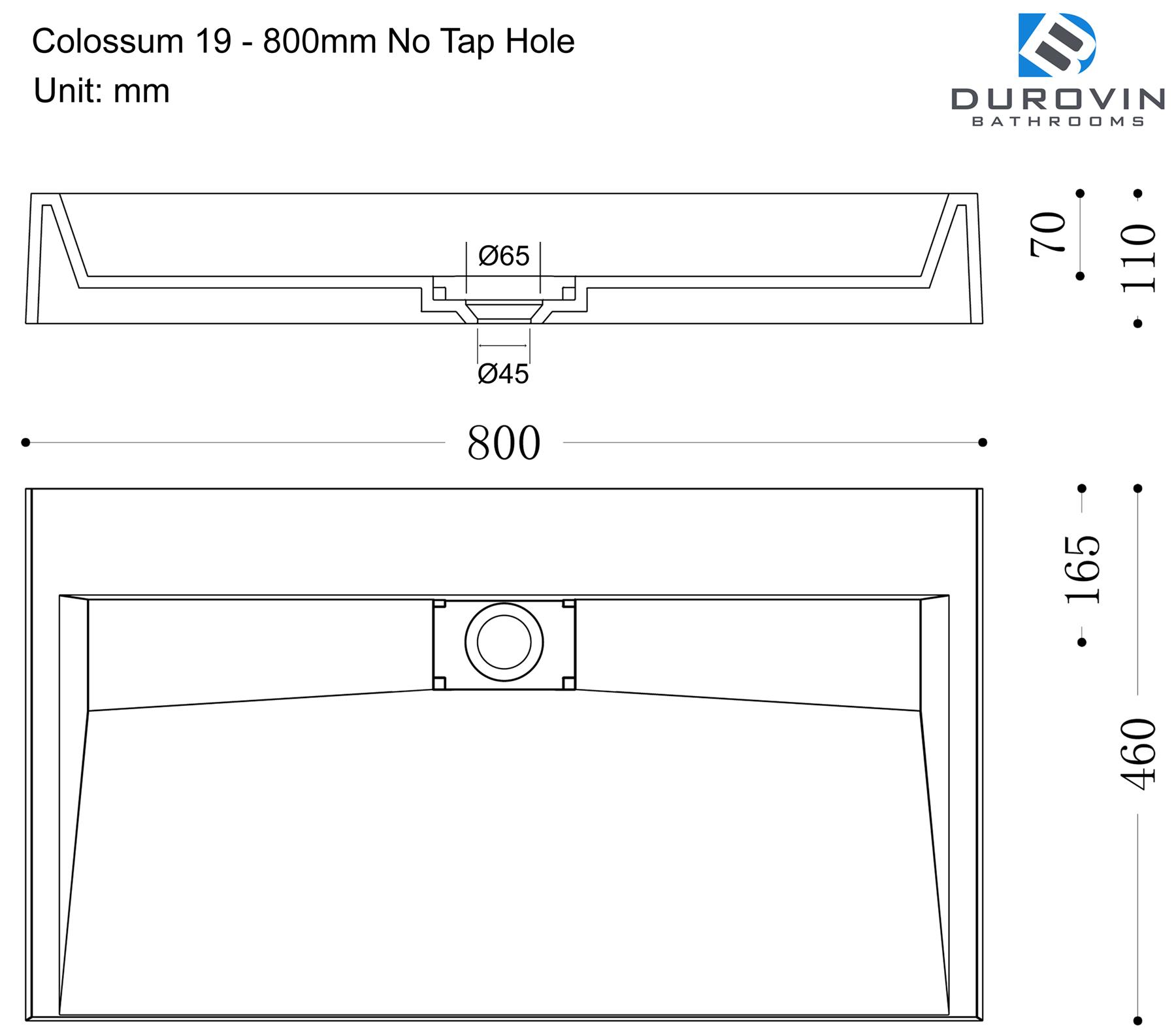 Durovin Bathrooms Wash Basin Sink White Stone Resin Counter Top 500mm 1000mm eBay