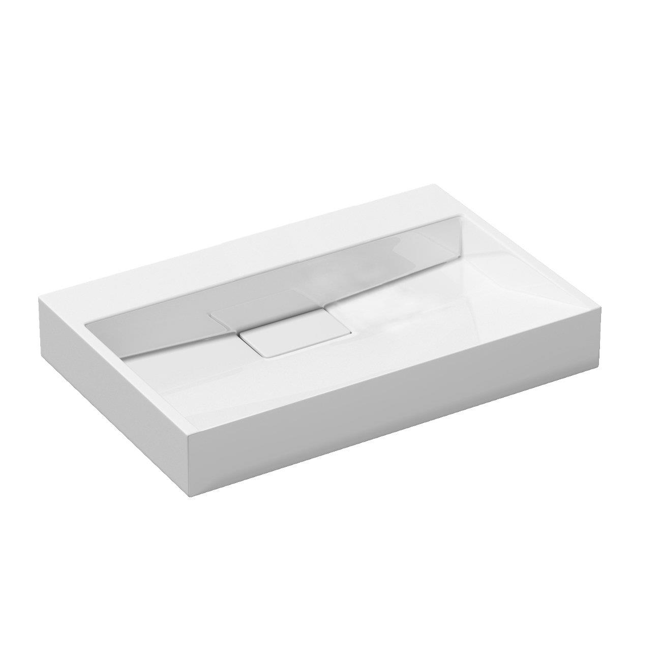 Durovin Bathrooms Wash Basin Sink White Stone Resin Counter Top 500mm 1000mm eBay