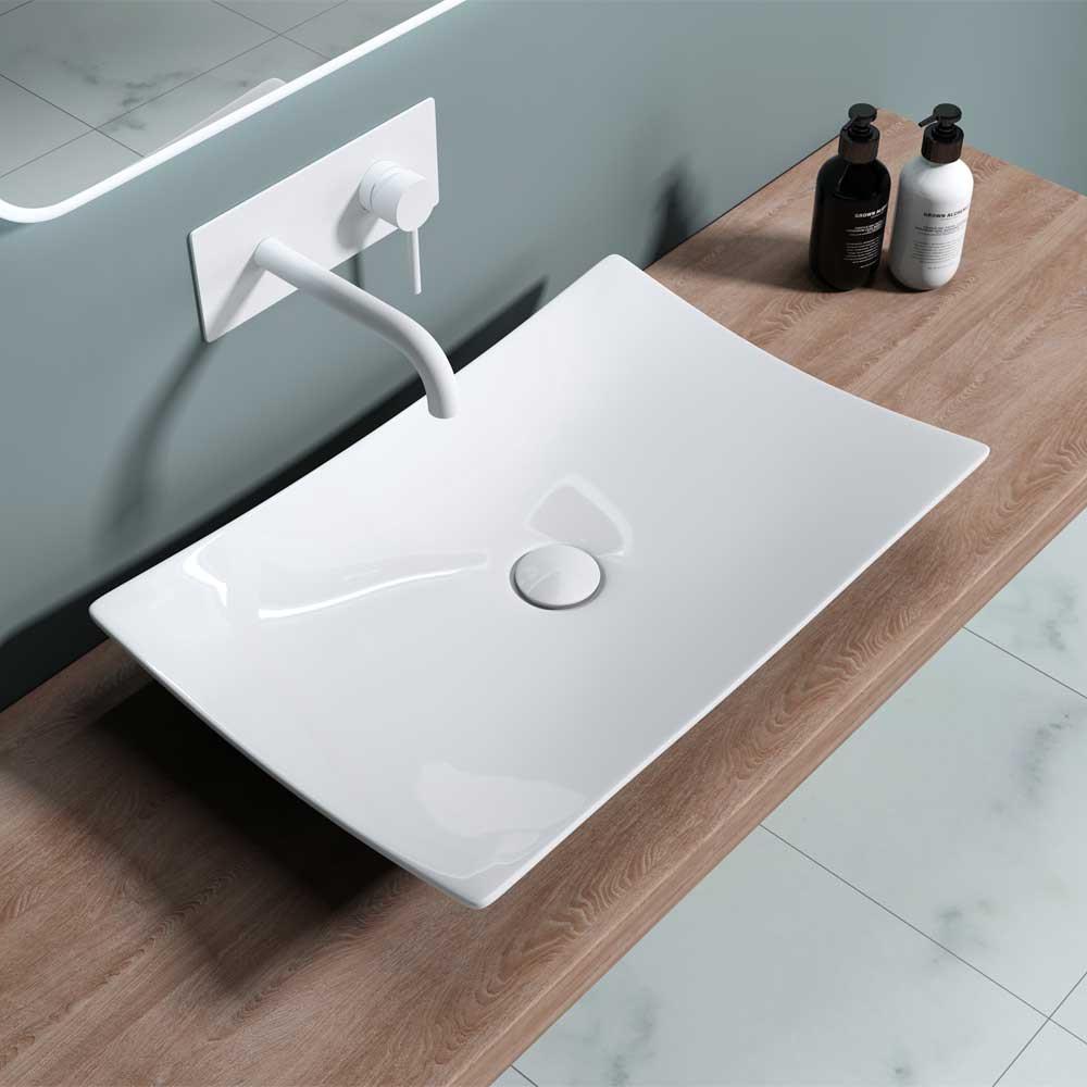 Bathroom Wash Basin Vanity Ceramic Stone Counter Top Wall Hung Full Range Sinks - Picture 32 of 44