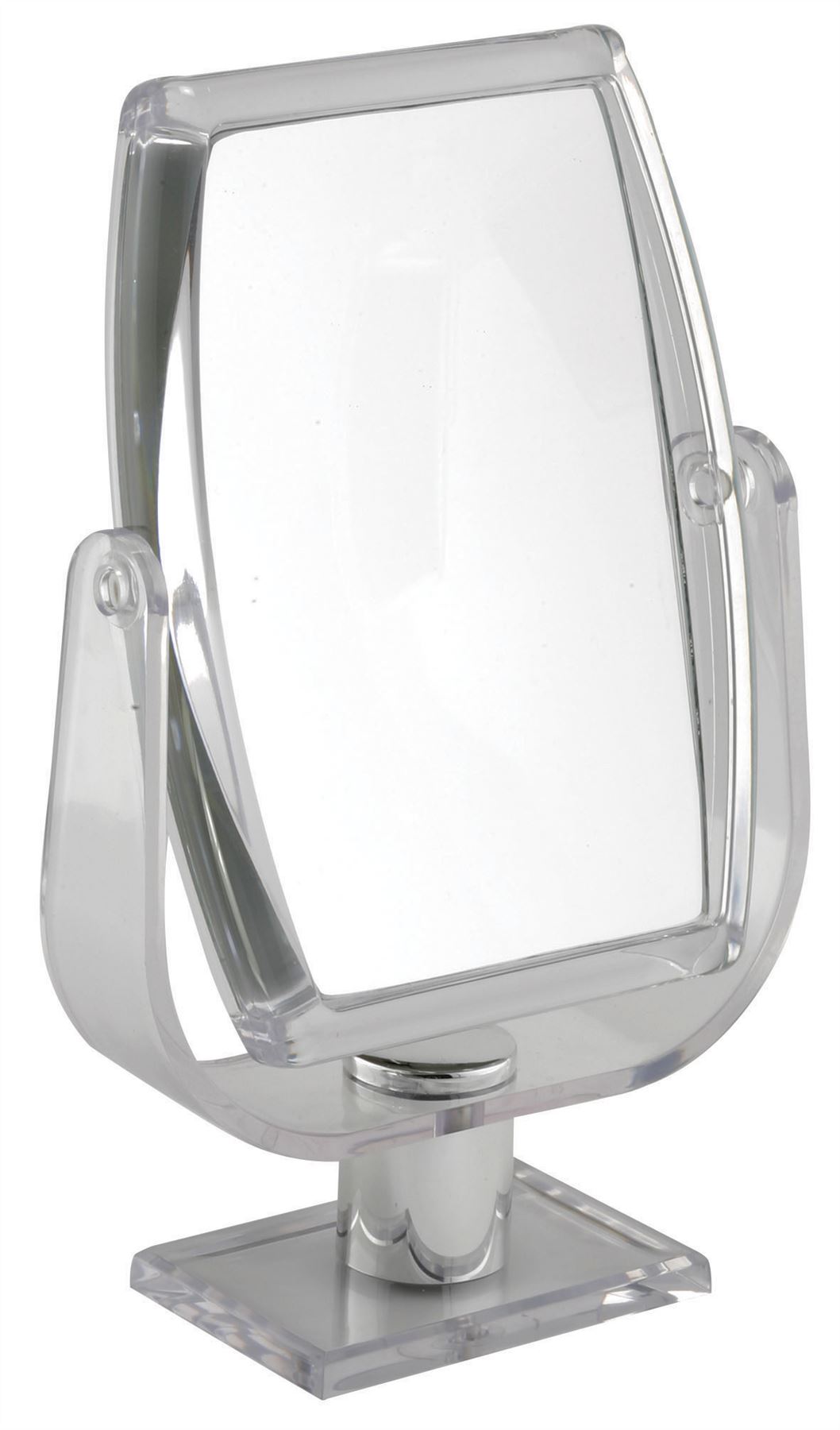 Free Standing Acrylic 10x Magnifying Rectangular Bathroom Dressing