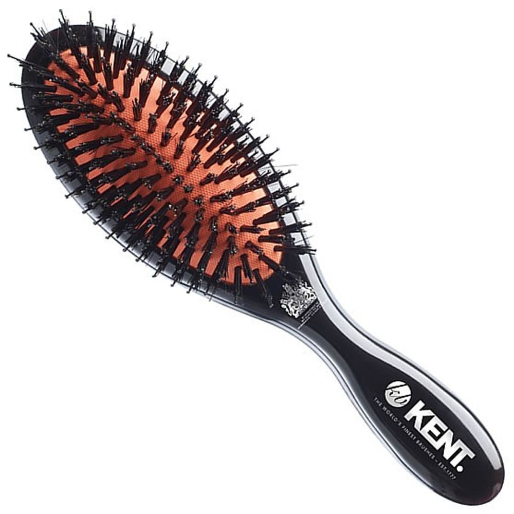 Kent Classic Shine Small Nylon & Pure Natural Black Bristle Cushion