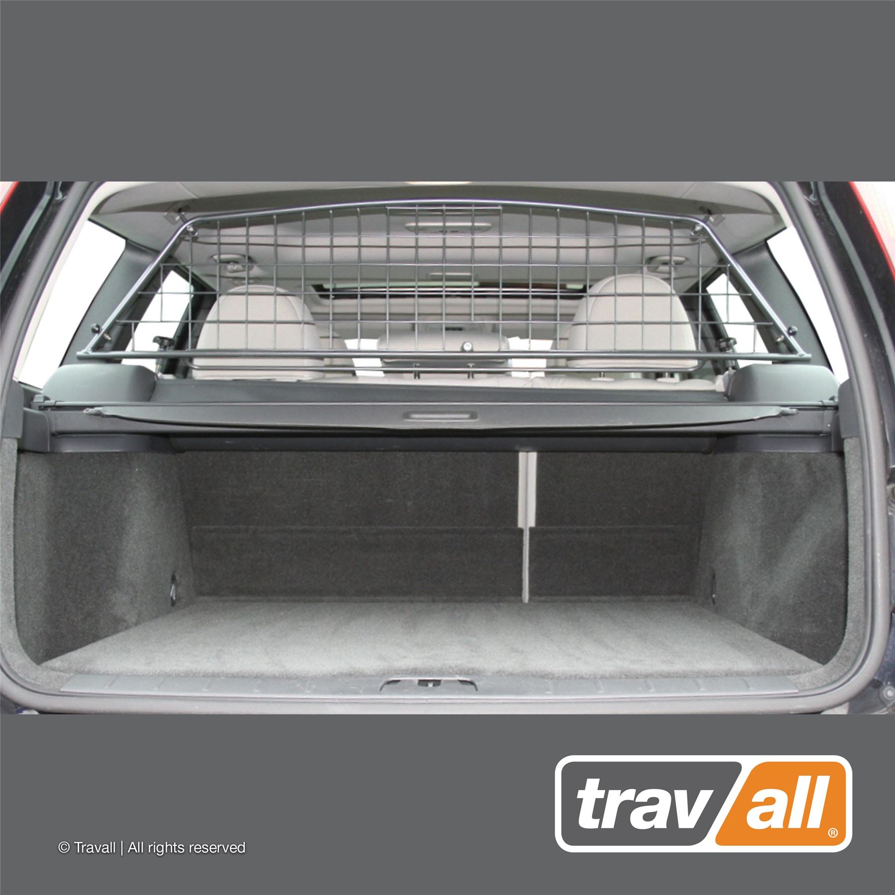 Heavy Duty Rubber Car Boot Mat Liner Pet Protector For Volvo V50 2004-2012