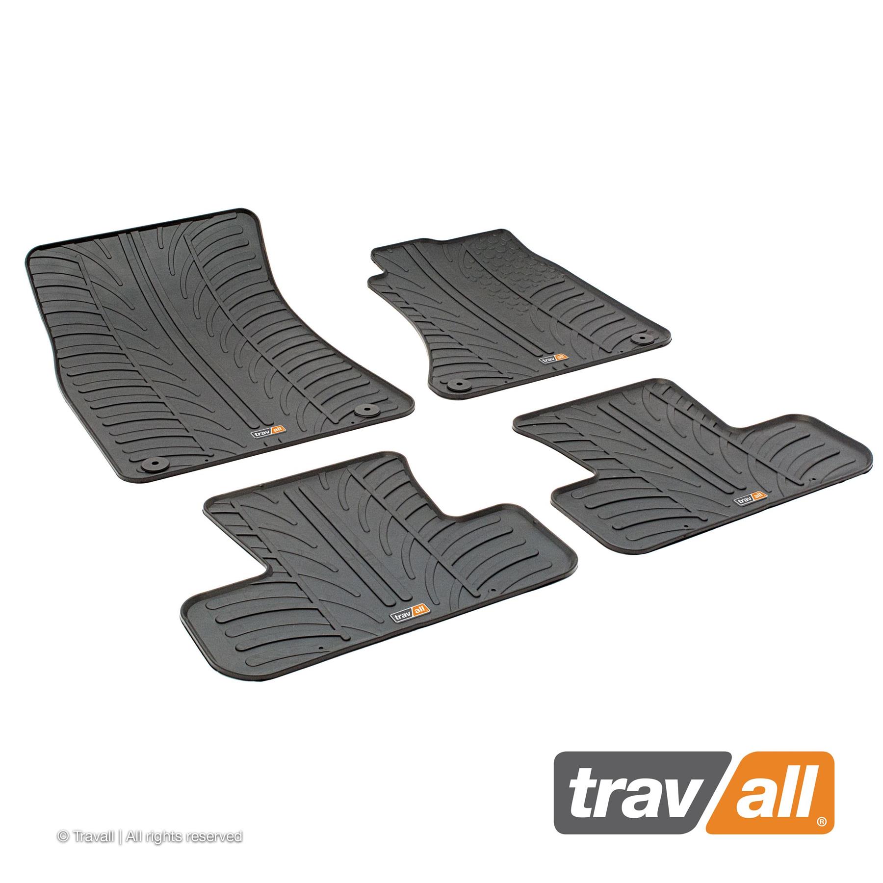 Travall Floor Mats TRM1004R Vehicle-Specific Full Set of Rubber Car Mats