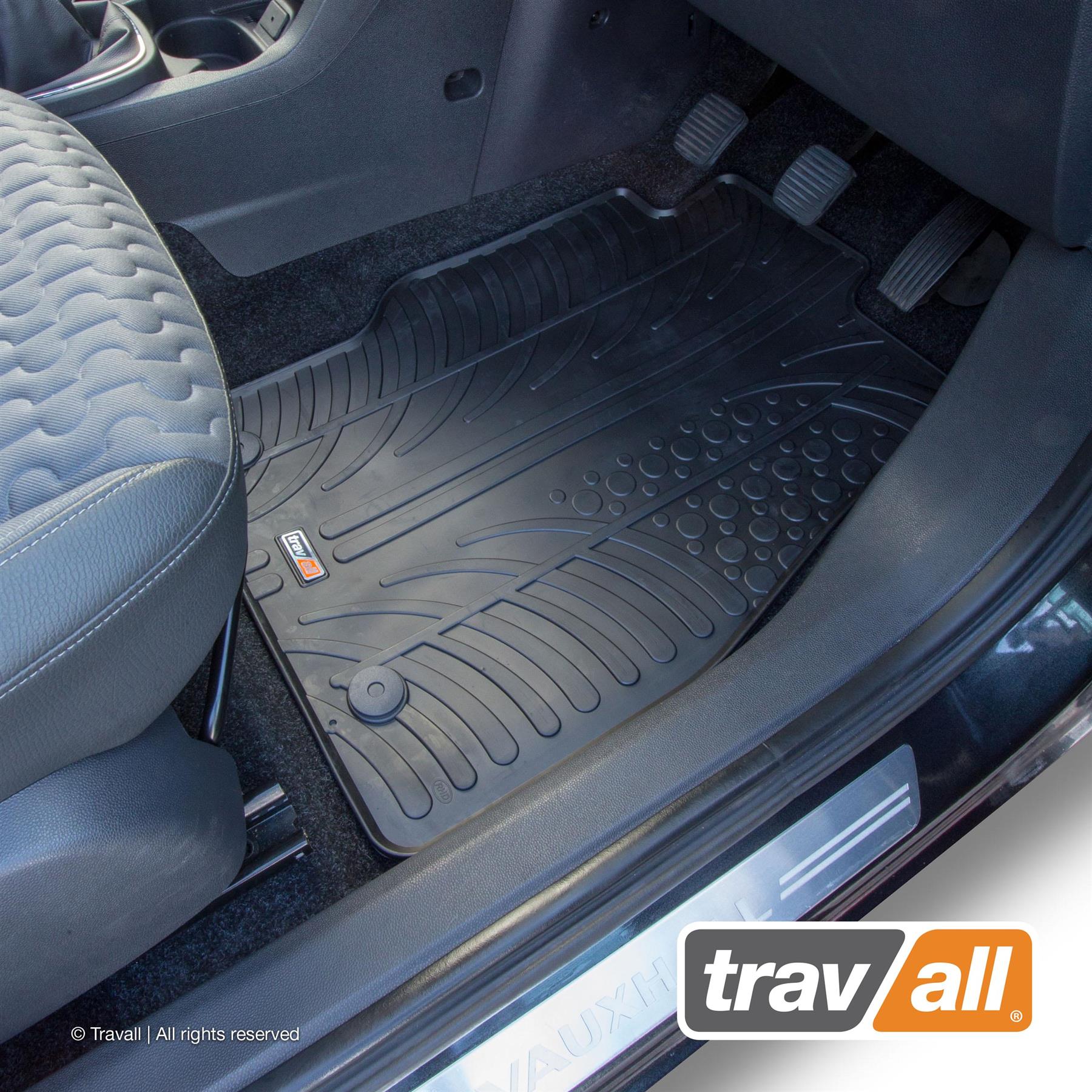 Car Mats Bespoke Corsa E boot mat liner custom tailored fit black 2014-2019