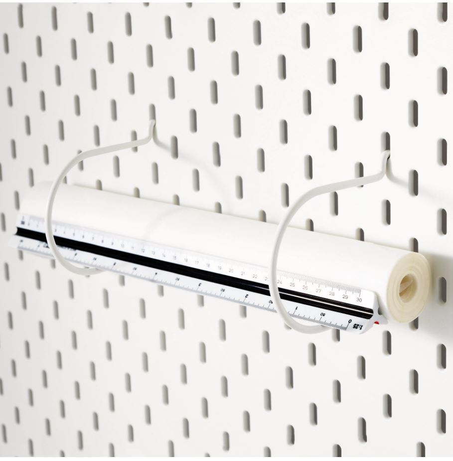 IKEA SKADIS Pegboard, wall organiser & storage, clips, hooks