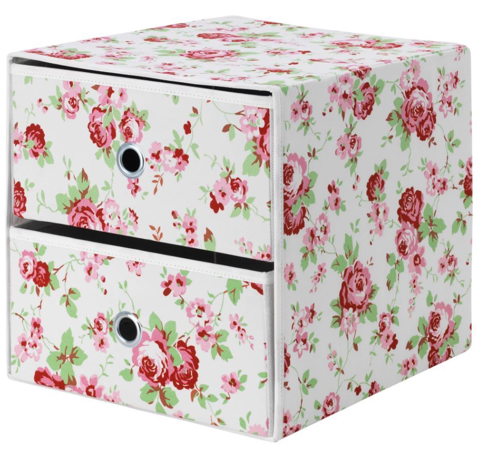 IKEA FLARRA mini chest with 2 drawers small storage for kallax eBay