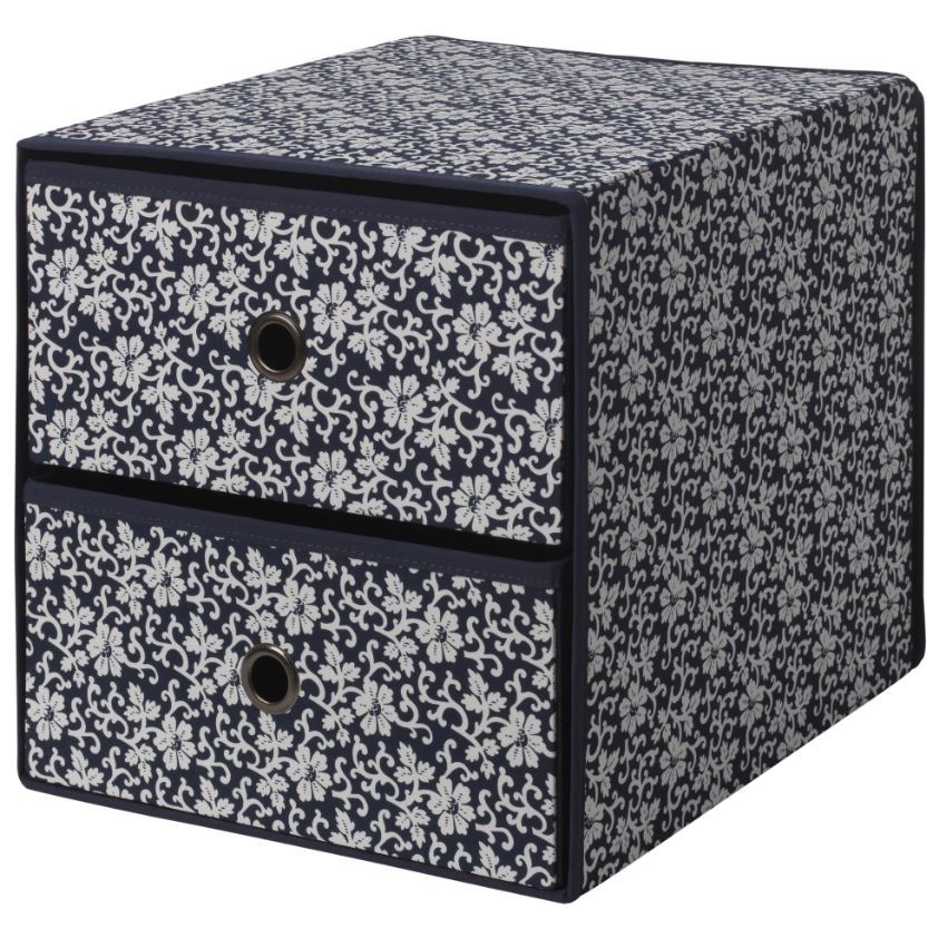 IKEA FLARRA mini chest with 2 drawers small storage for kallax eBay