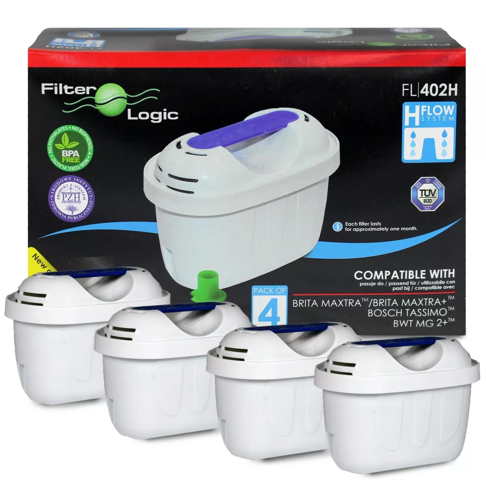 10 Filtri Acqua Delfin Compatibili Brita Maxtra Plus - 250L Per Cartuccia - Foto 3