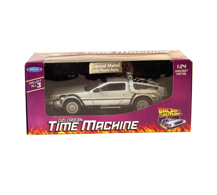未開封 1/24 WELLY DeLorean Time Machine Back to the Future - Welly - 1:24 Scale Delorean Time