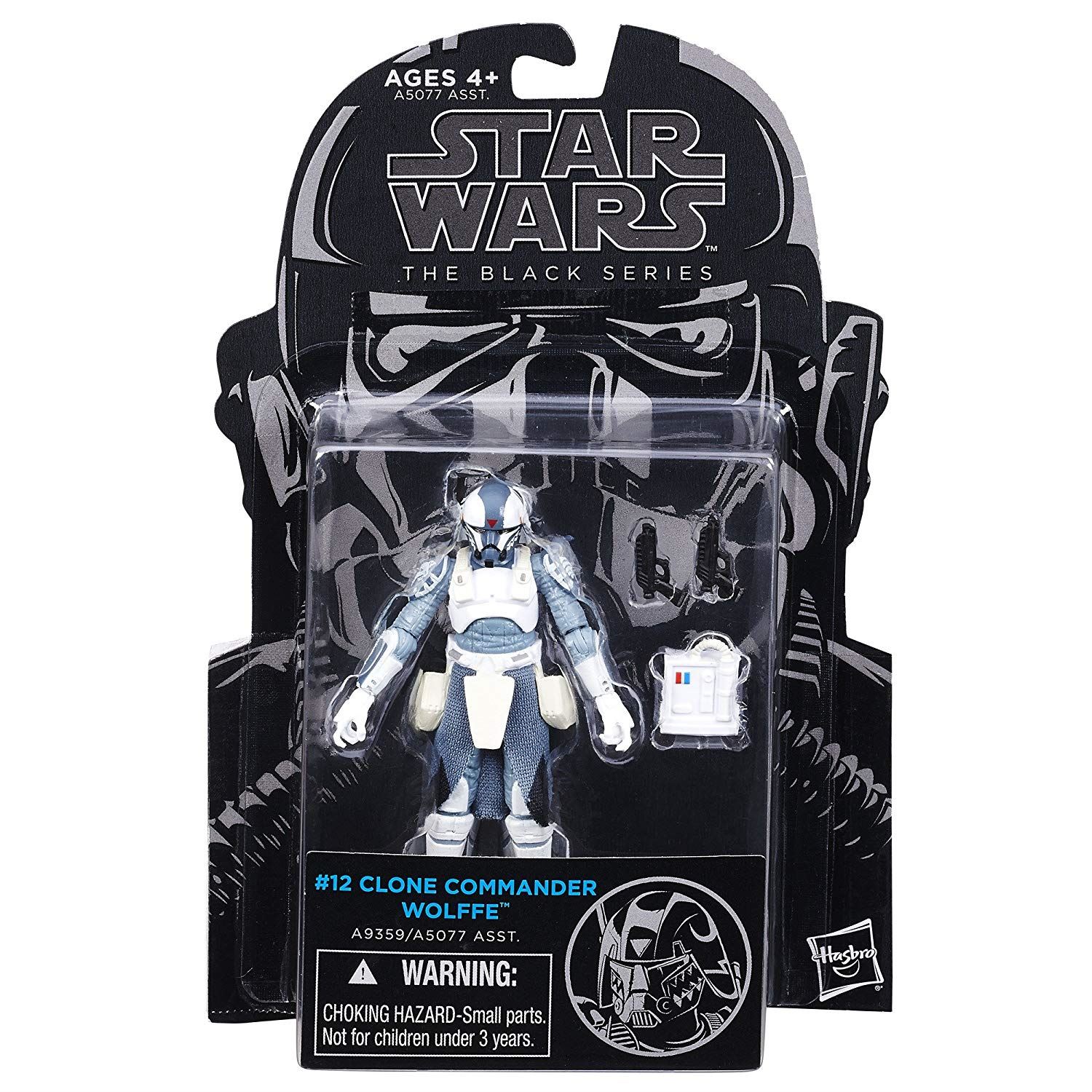 Hasbro Star Wars a9359//a5077 the Black Series #12 Clone comandante Wolffe-nuevo