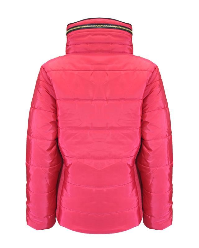 New Ladies Women Long Sleeves Zipped pocket Quilted Padded Bubble Jacket Coat - Picture 11 of 11