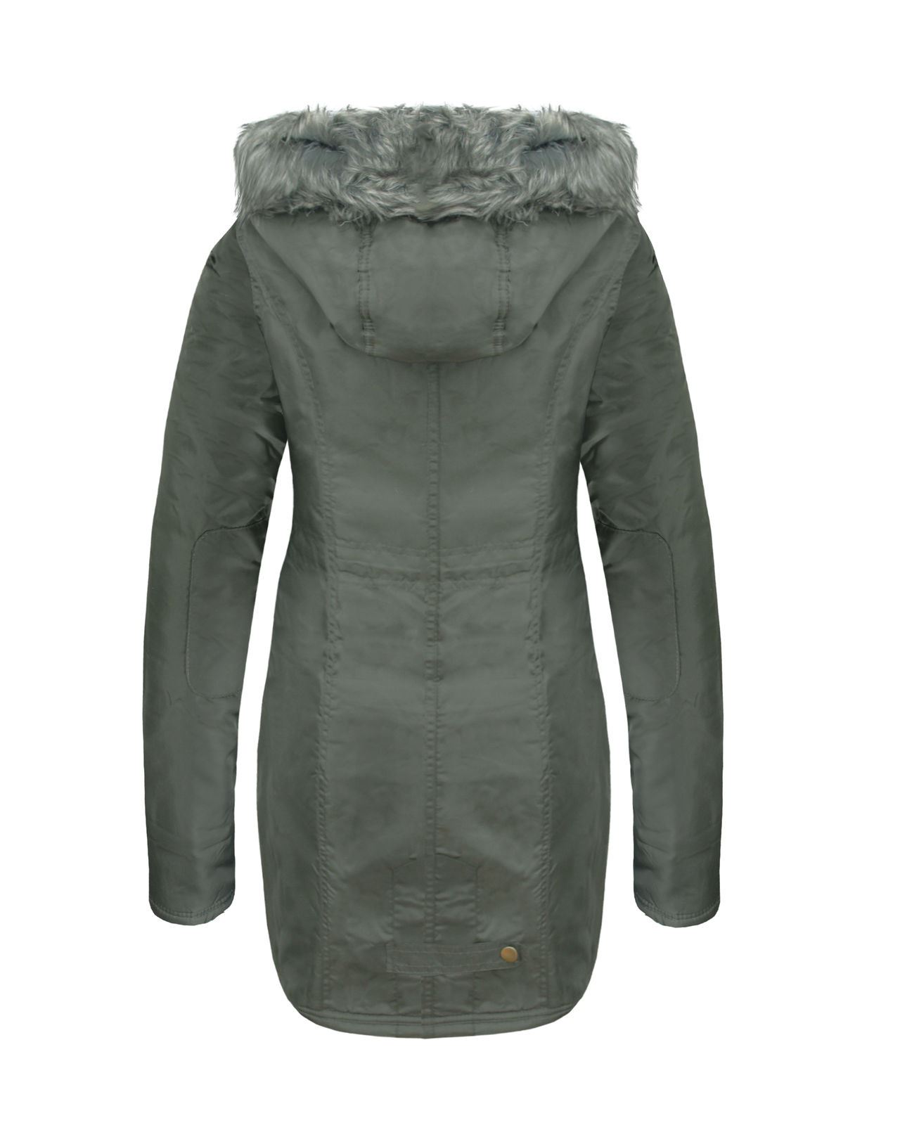 lunghe donna con Parka da di zip maniche pelliccia Cappotto a maniche pelliccia lunghe da donna Cappotto di a tqz0gBxwt