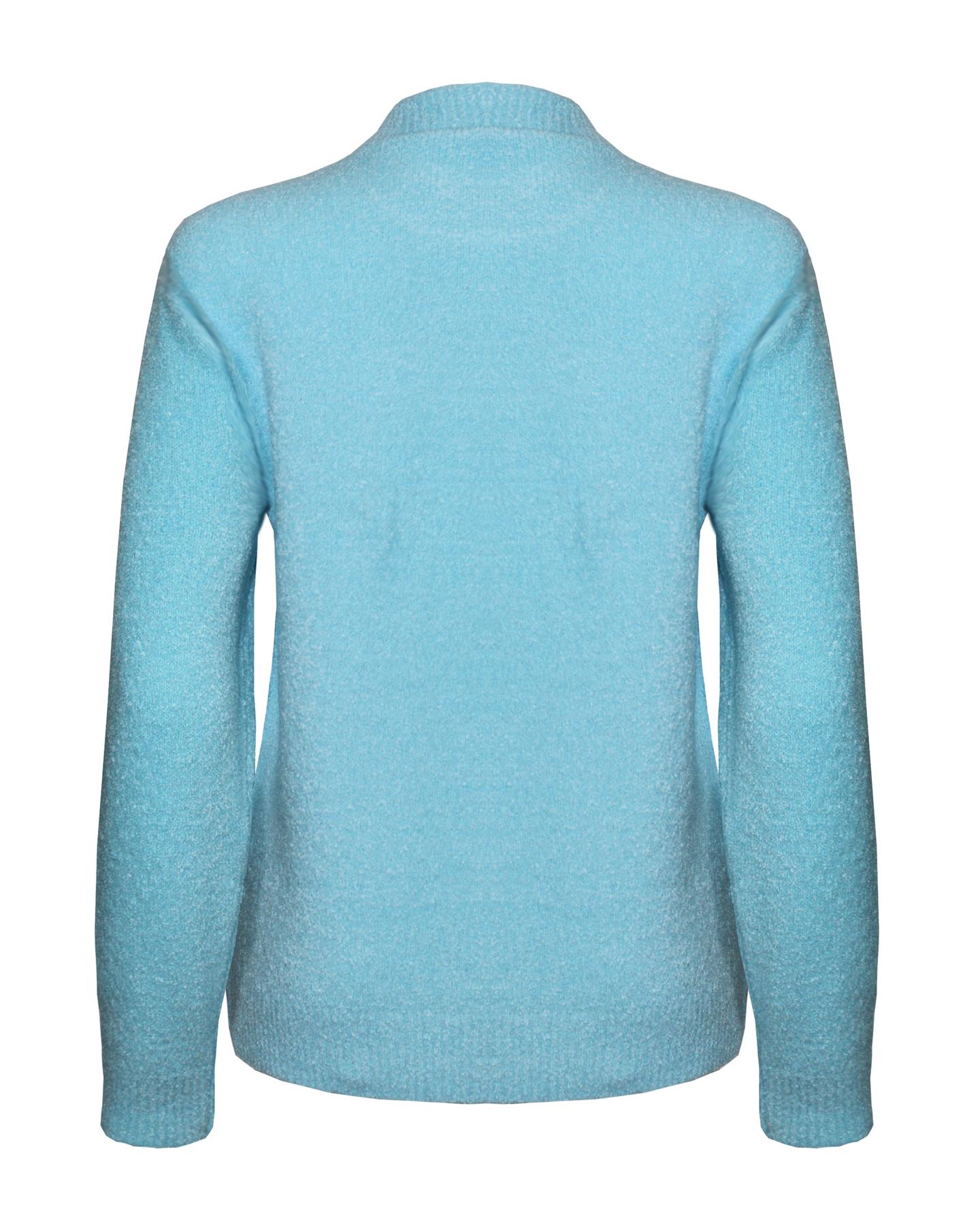 New Ladies Women Knitted Stretchable Crew Neck Soft Jumper Sweater Pullover Top - Picture 17 of 18