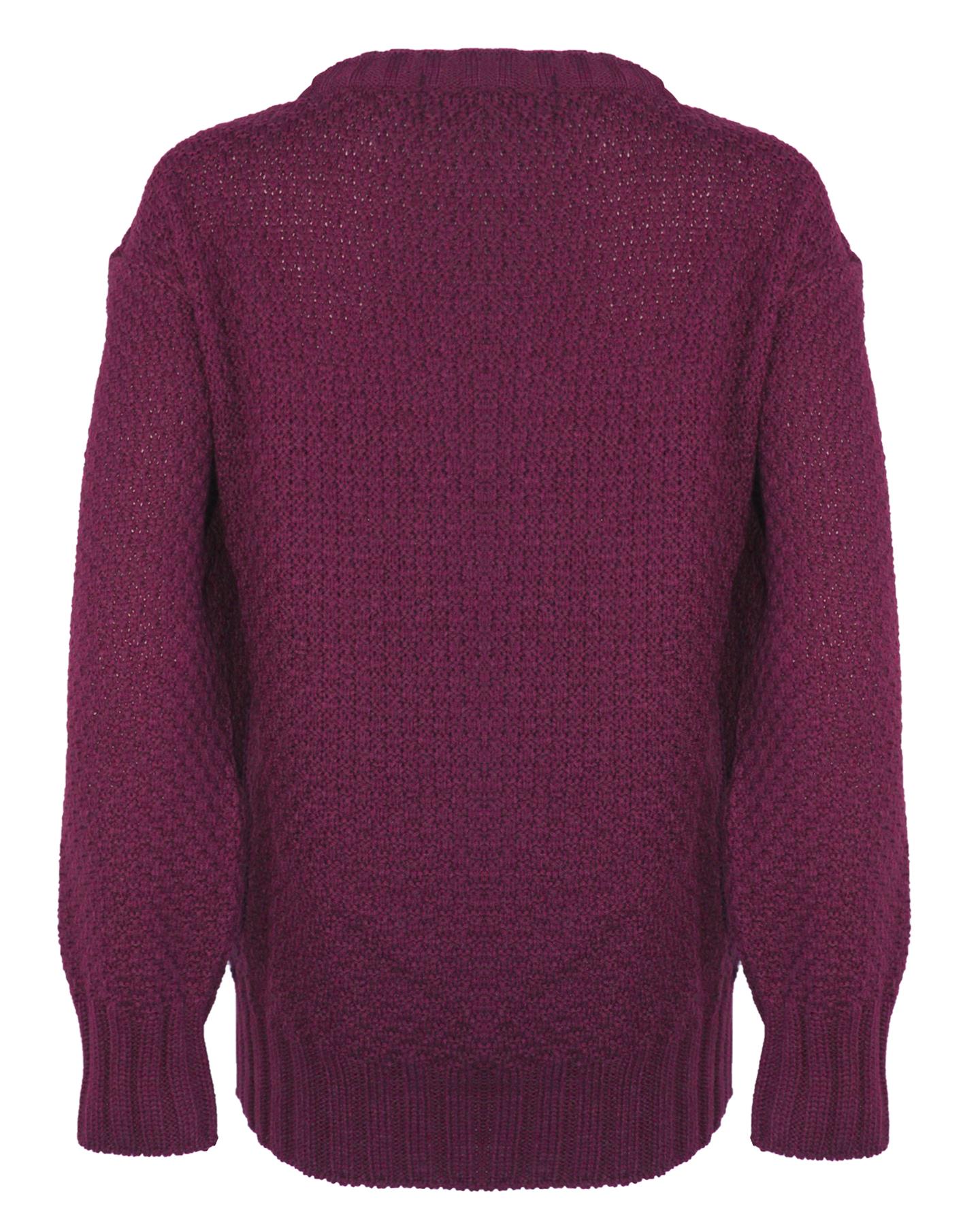 Neu Damen Strickpullover Langarm Zopfmuster Pullover Rundhalsausschnitt Pulli Oberteil - Bild 12 von 29