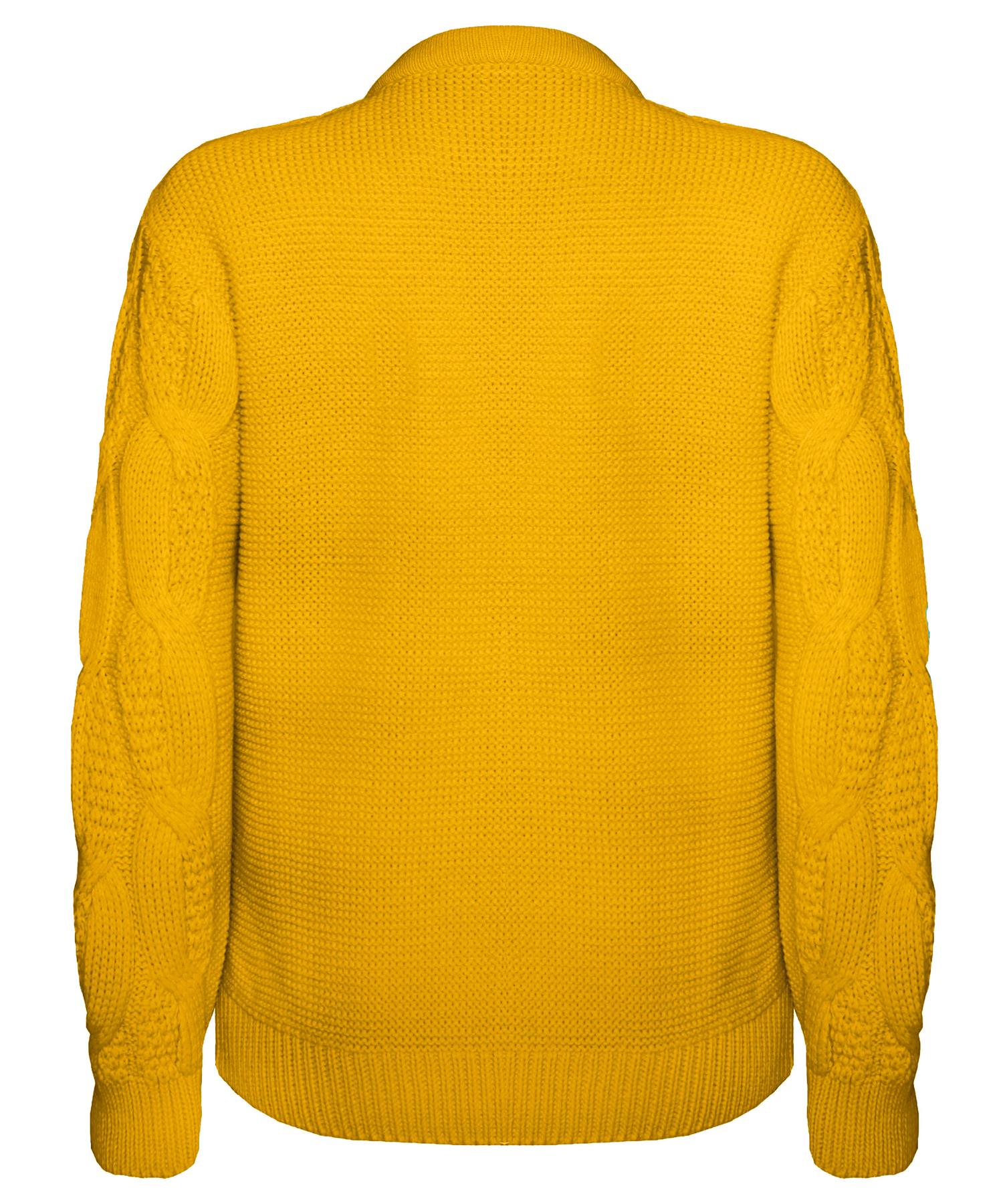 New Ladies Women Knitted Sweater Crew Neck Cable Knit Jumper Top Long Sleeve - Picture 8 of 14