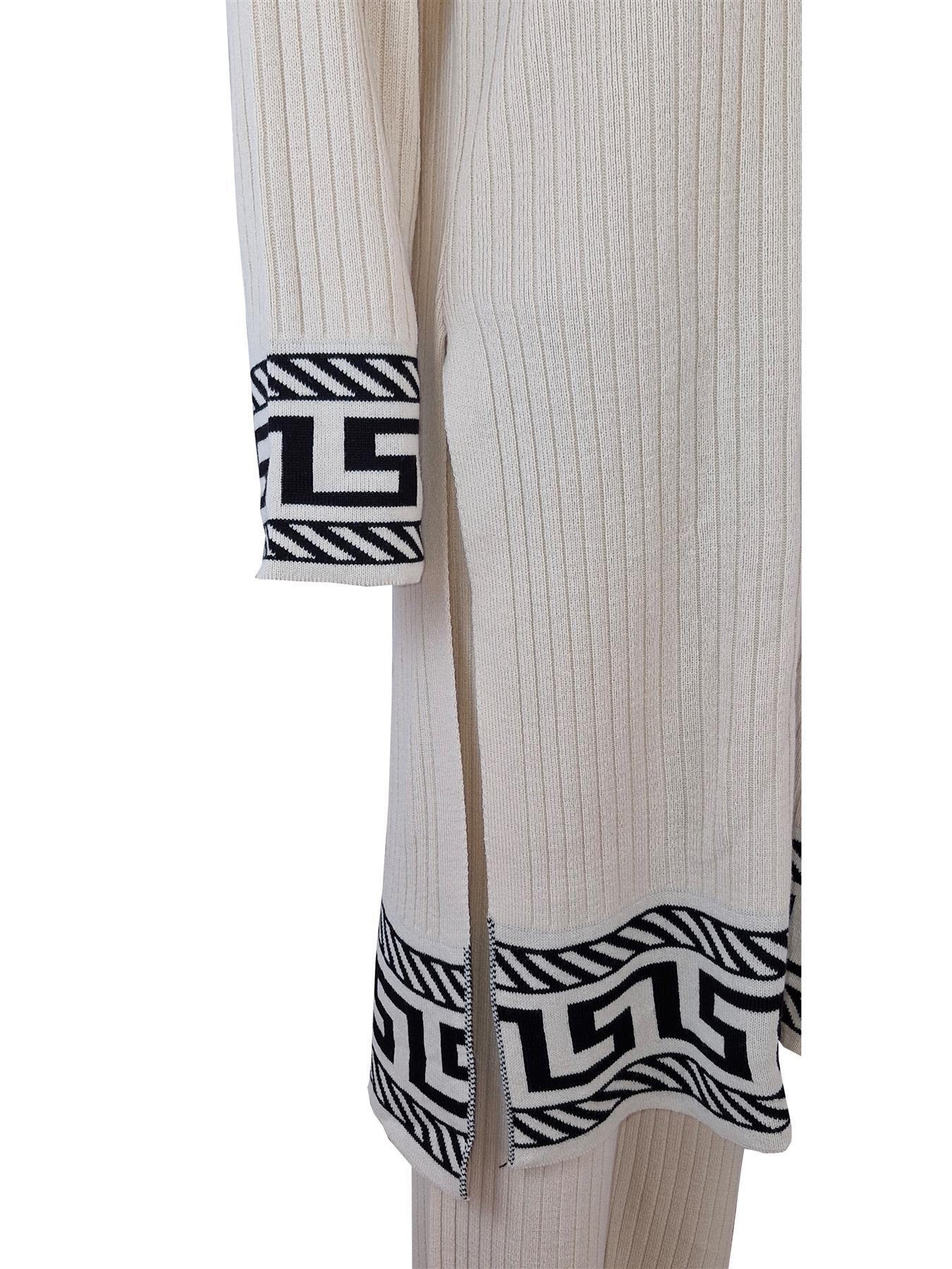 Nuovo set donna maglia coord 2 pezzi tuta lounge wear jogger gamba larga pantaloni - Foto 7 di 12