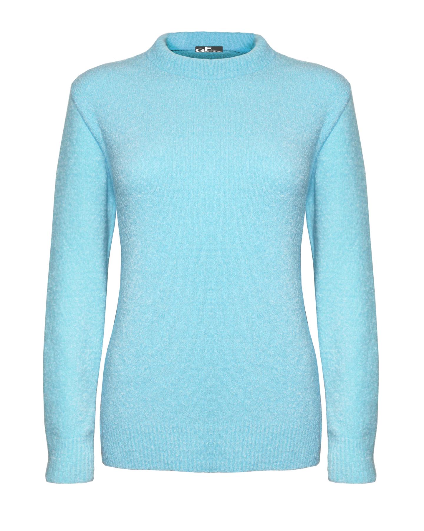 New Ladies Women Knitted Stretchable Crew Neck Soft Jumper Sweater Pullover Top - Picture 18 of 18
