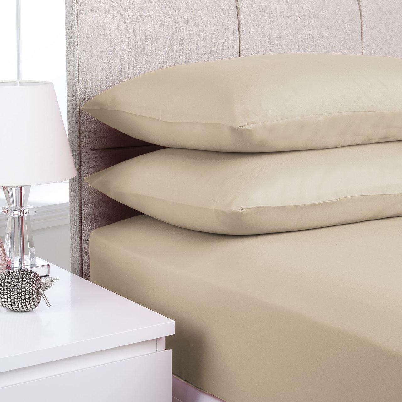 9 x Pillow Case Polycotton Fitted Sheet Matching Plain Color Pair ... 9 x Pillow Case Polycotton Fitted Sheet Matching Plain Color Pair ...