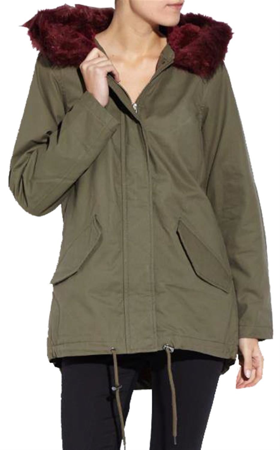 women's wool toggle coat with hood