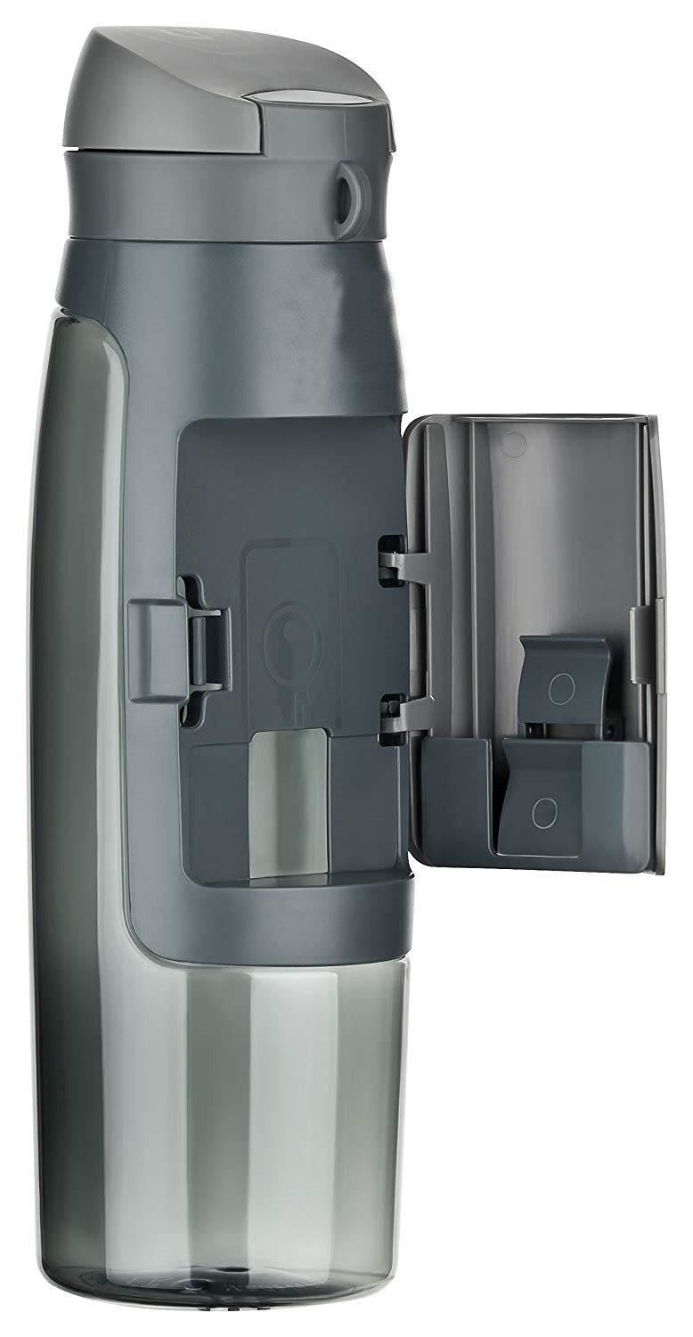 BPA Free Plastic 2 In 1 Water Bottle With Storage