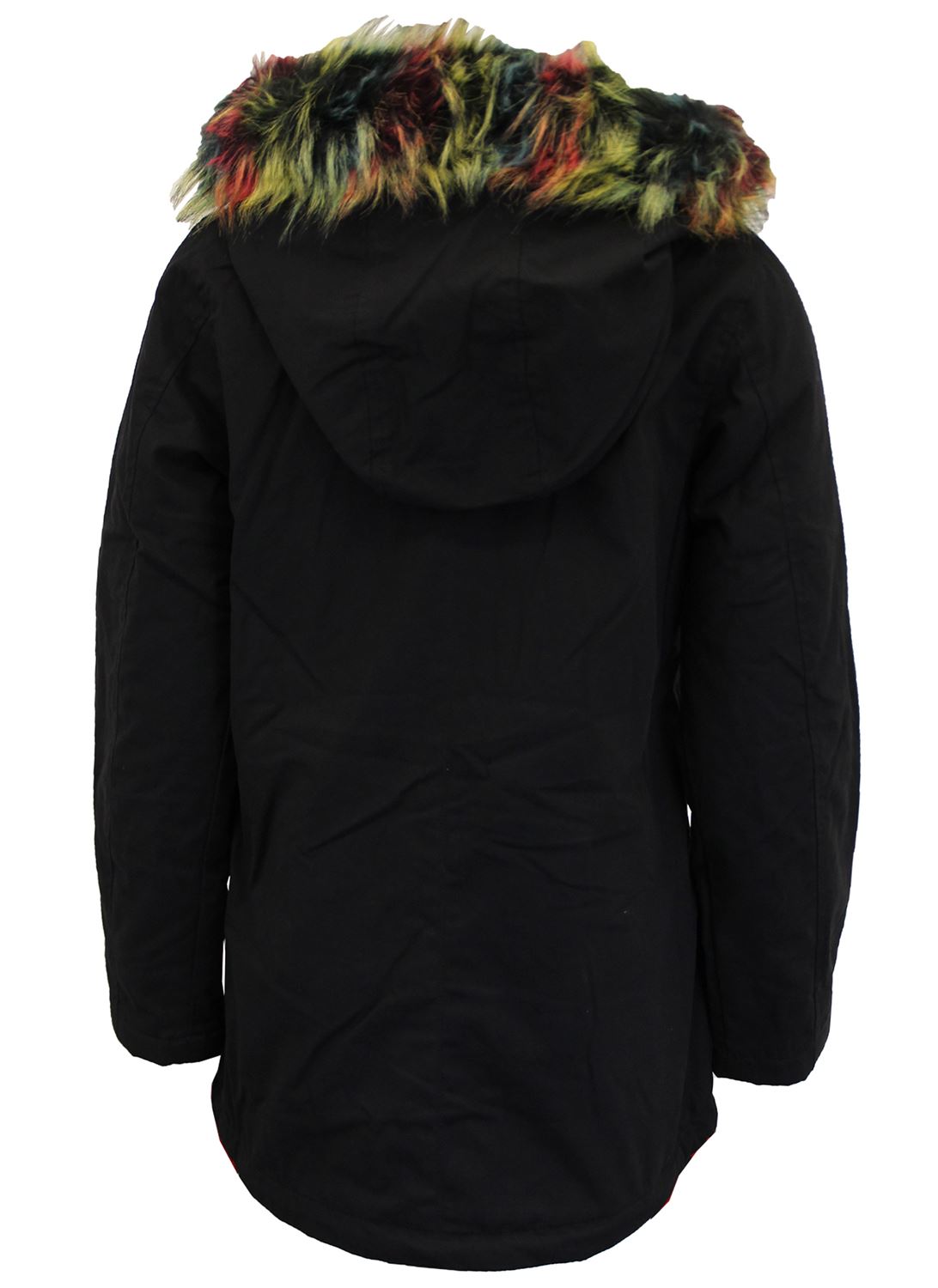 New Womens Fur Hooded Sherpa Fleece Lined Parka Winter Coat Jackets 4